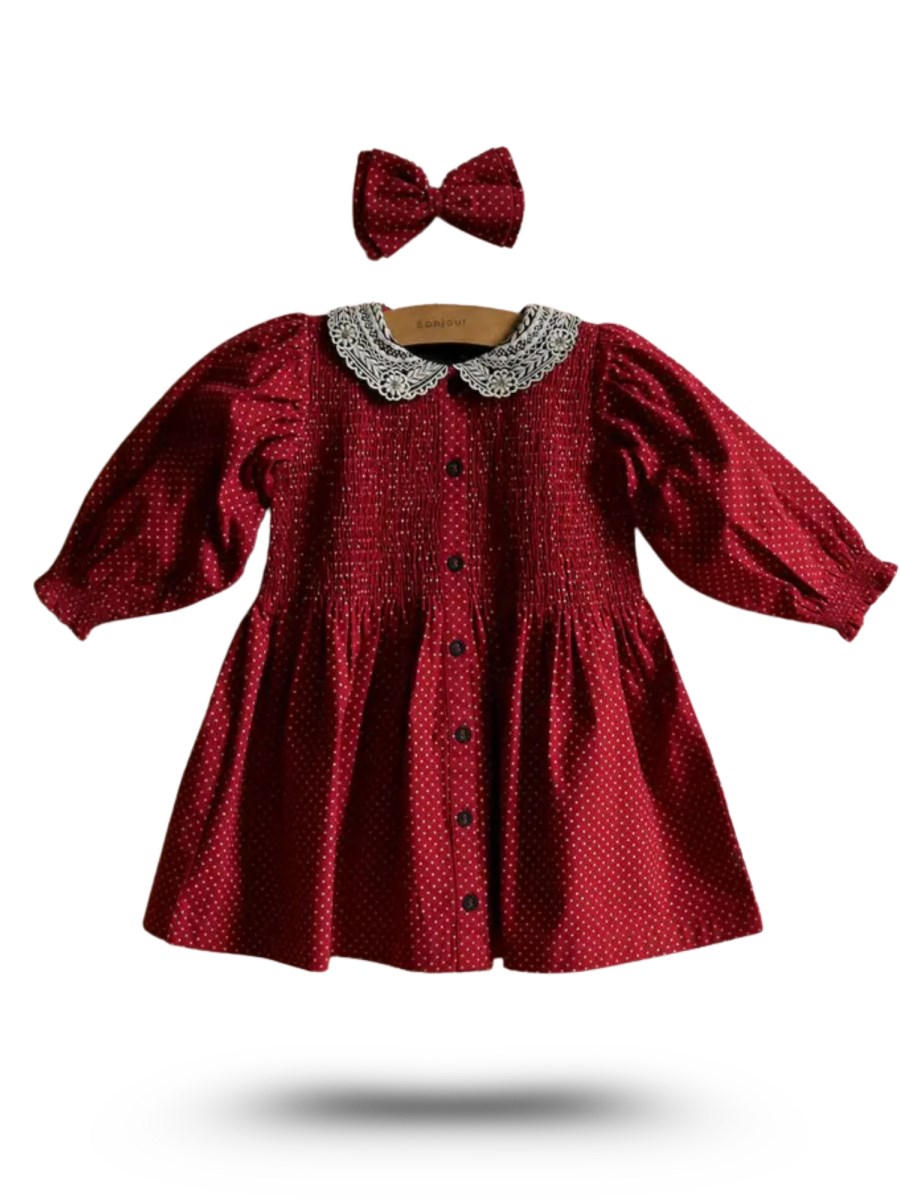 VESTITO CON FERMAGLIO CAPELLI