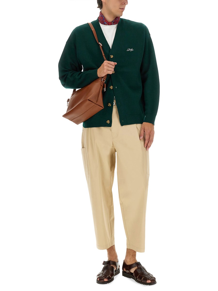 CARDIGAN CON RICAMO LOGO