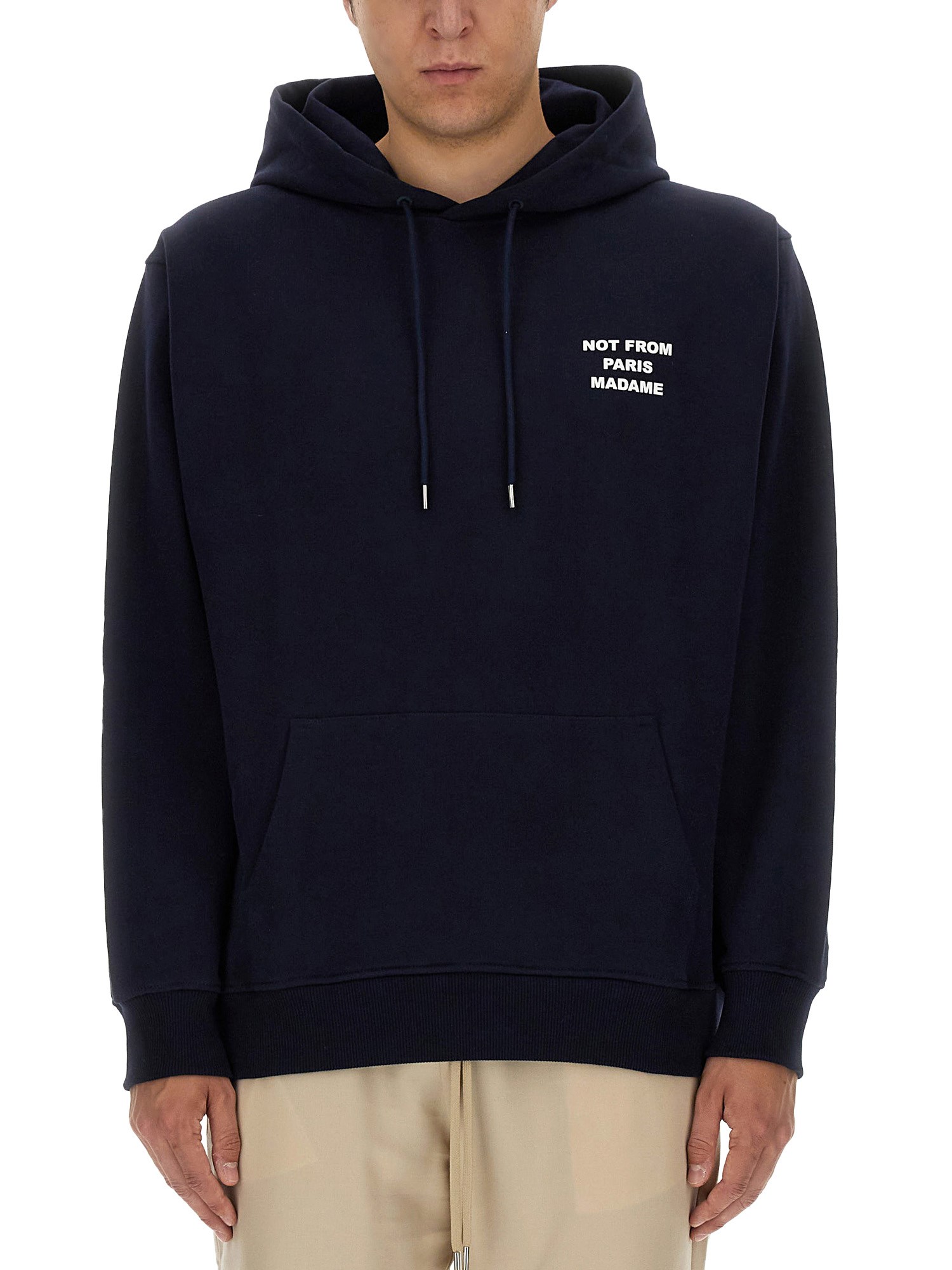 Drôle De Monsieur Le Hoodie Slogan Sweatshirt