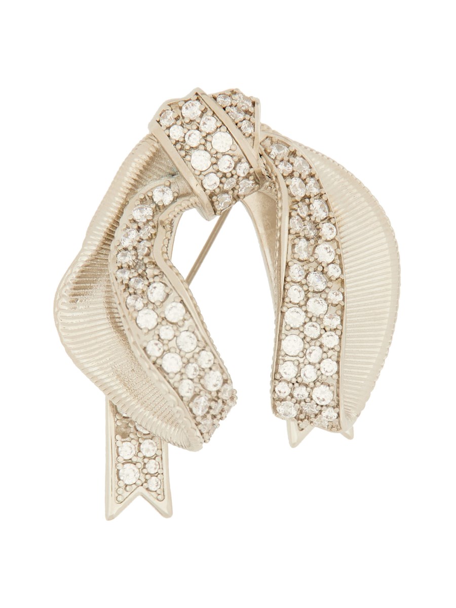 SPILLA A FIOCCO CON STRASS