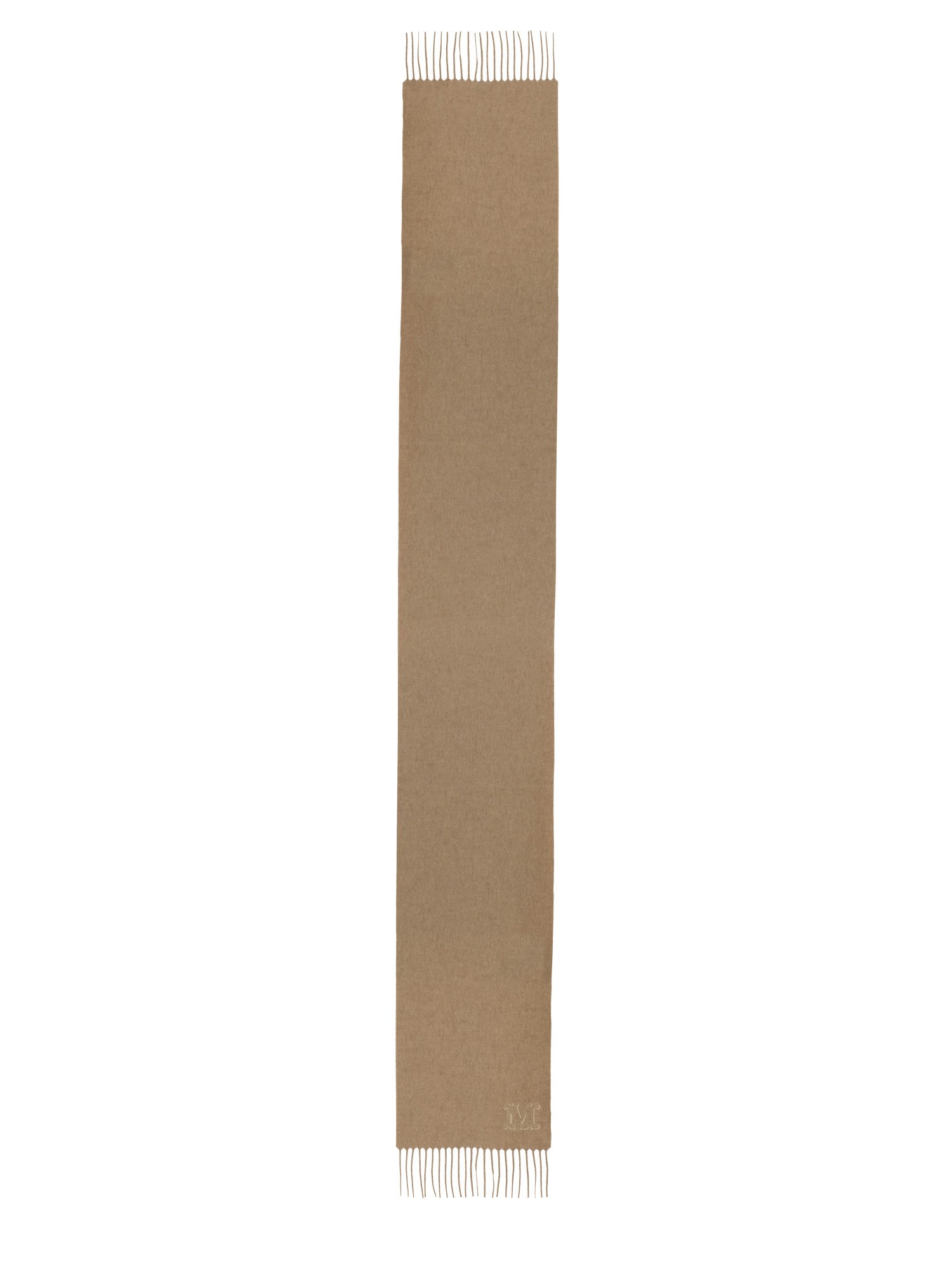 Max Mara Wsdalia Fringed Edges Scarf Accessory In Brown