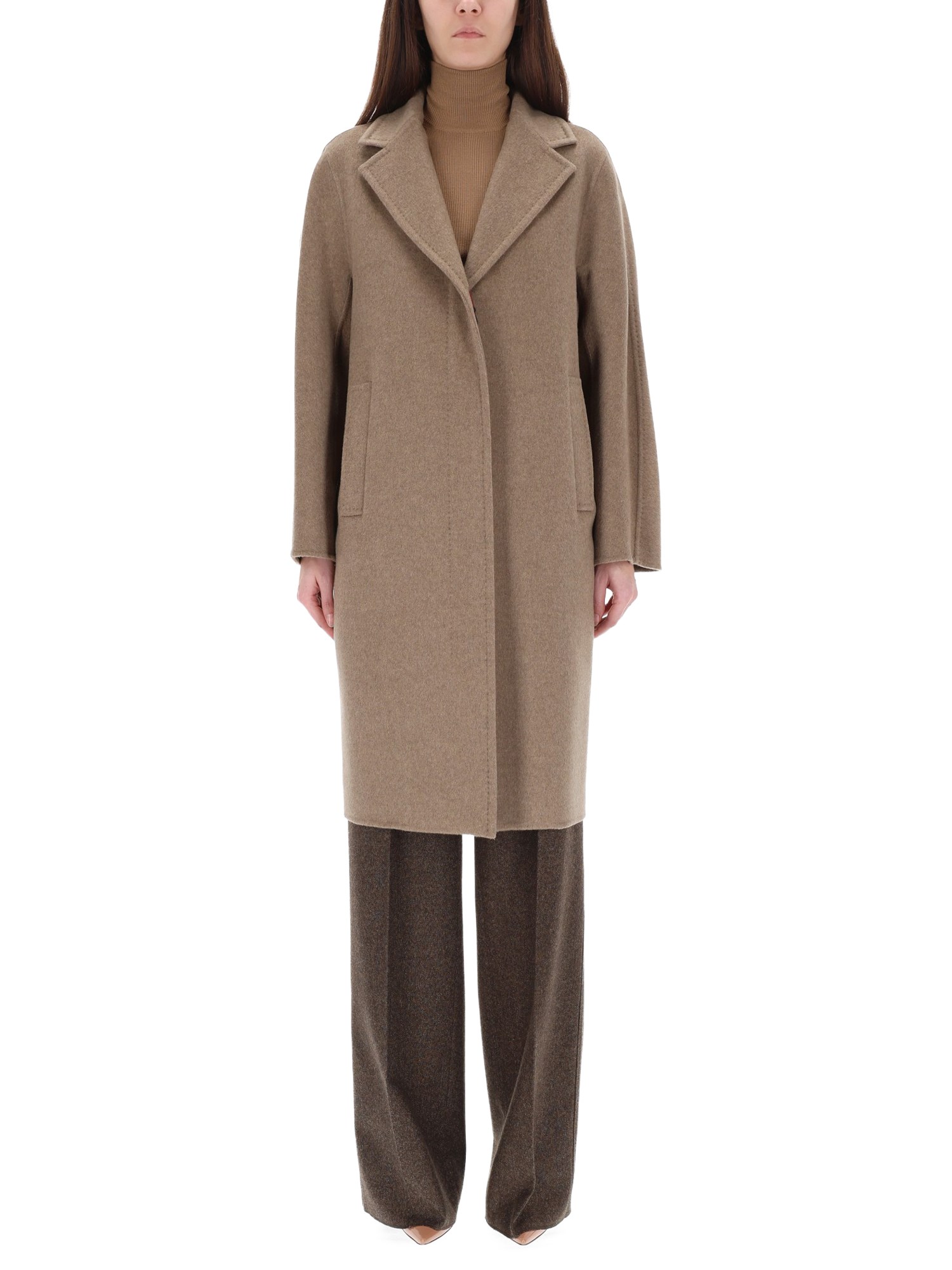 Max Mara "ardenne" Coat In Gray