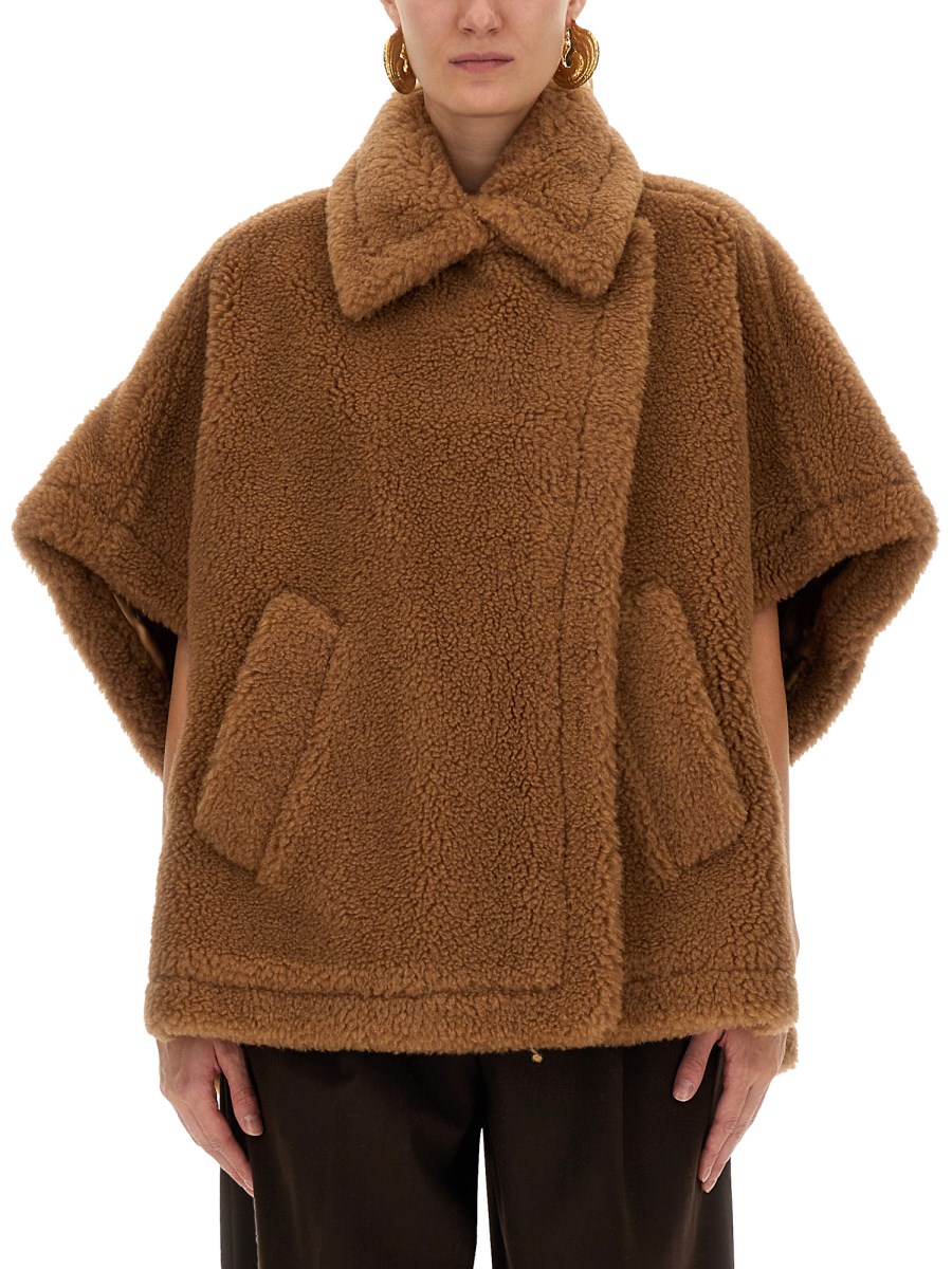 GIACCA MANTELLA IN TESSUTO TEDDY