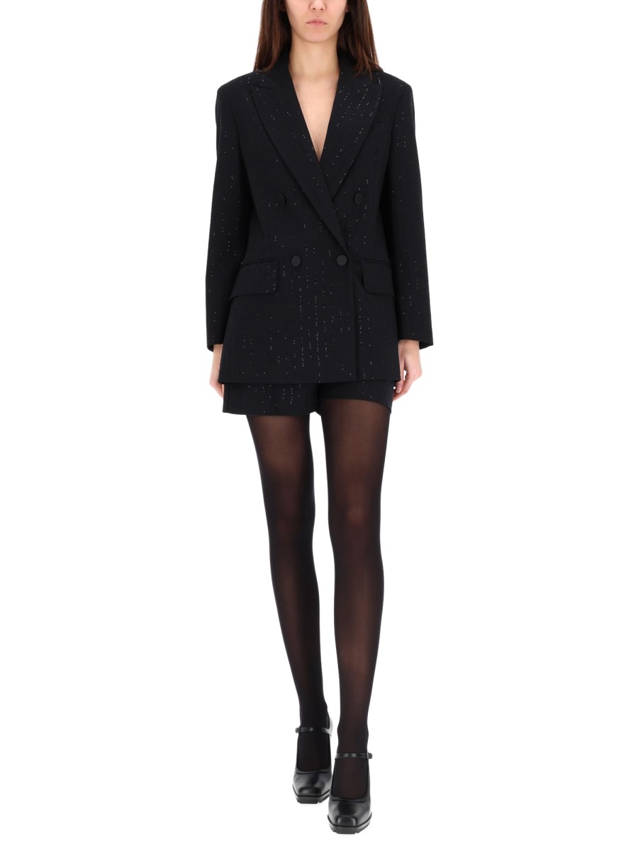 GIACCA DOPPIOPETTO CON DETTAGLI STRASS