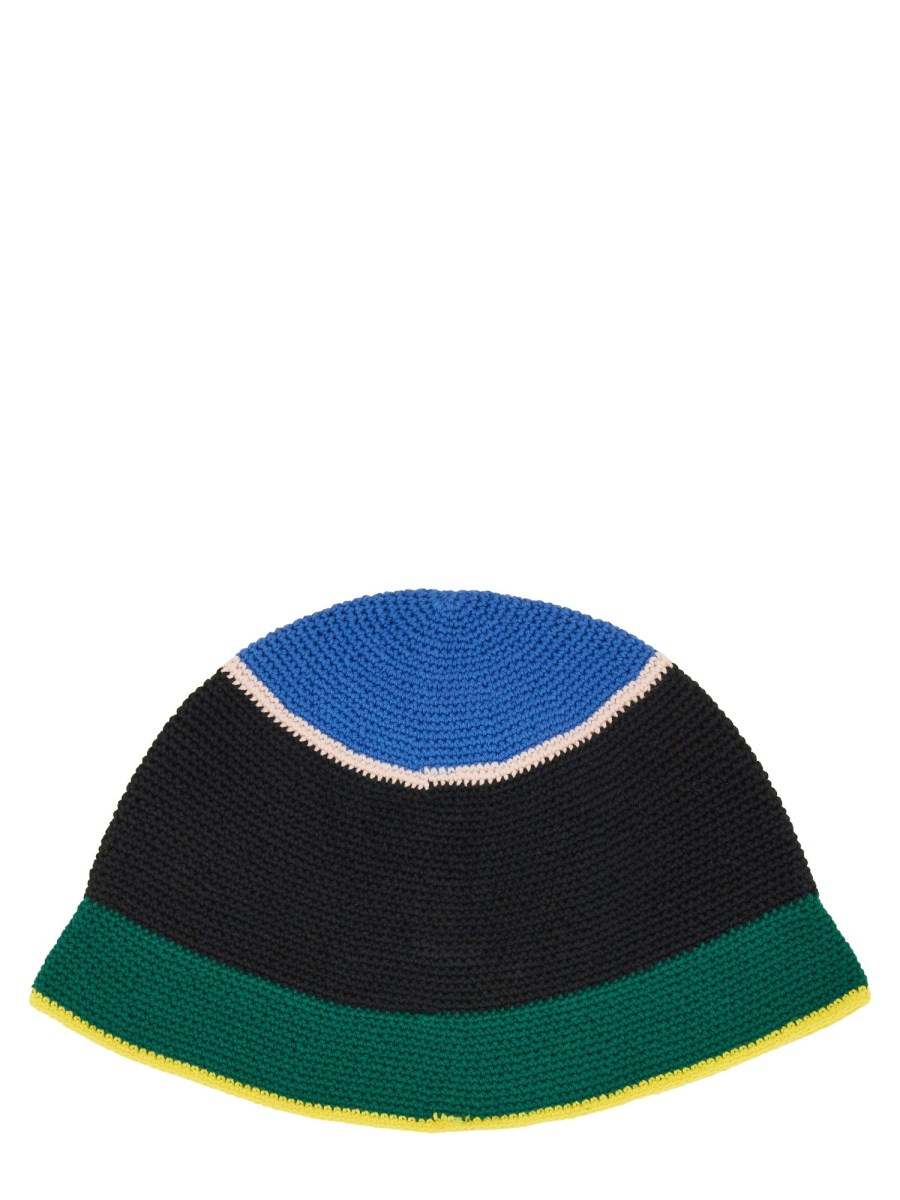 CAPPELLO CROCHET CON LOGO
