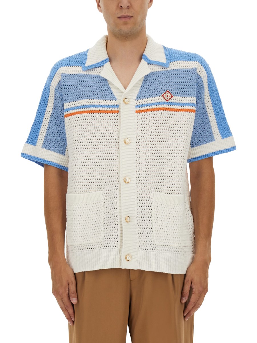 CAMICIA DA TENNIS IN MAGLIA DI COTONE