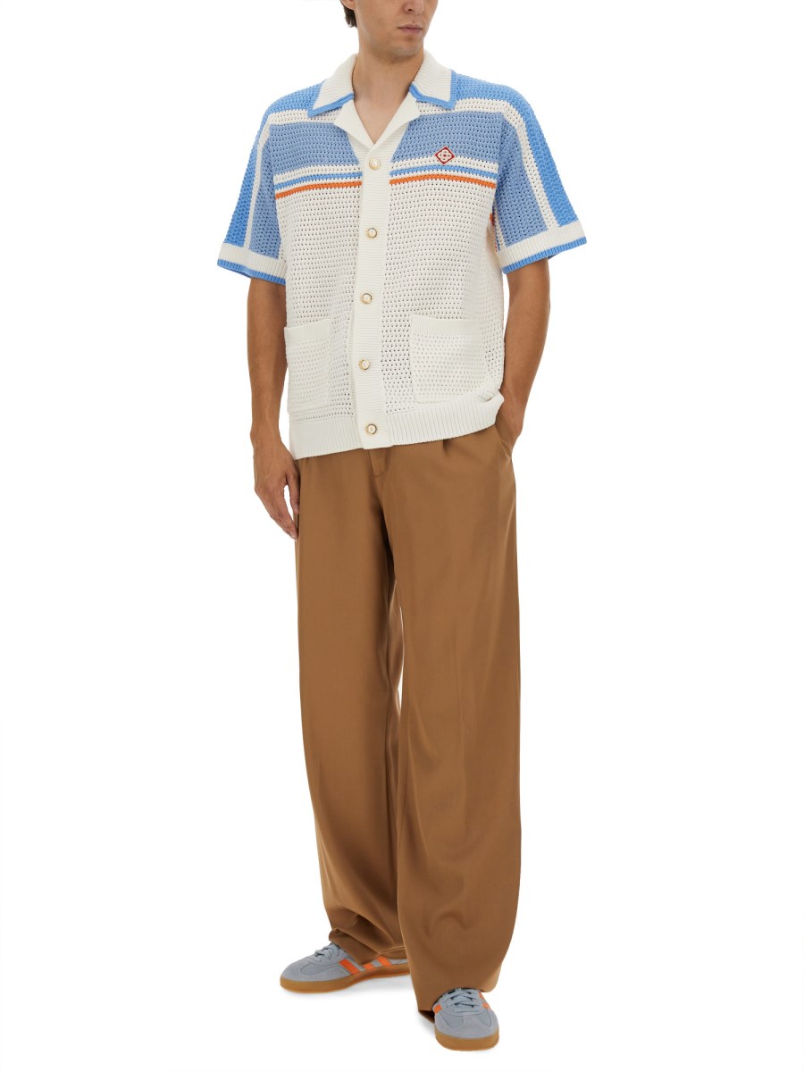 CAMICIA DA TENNIS IN MAGLIA DI COTONE