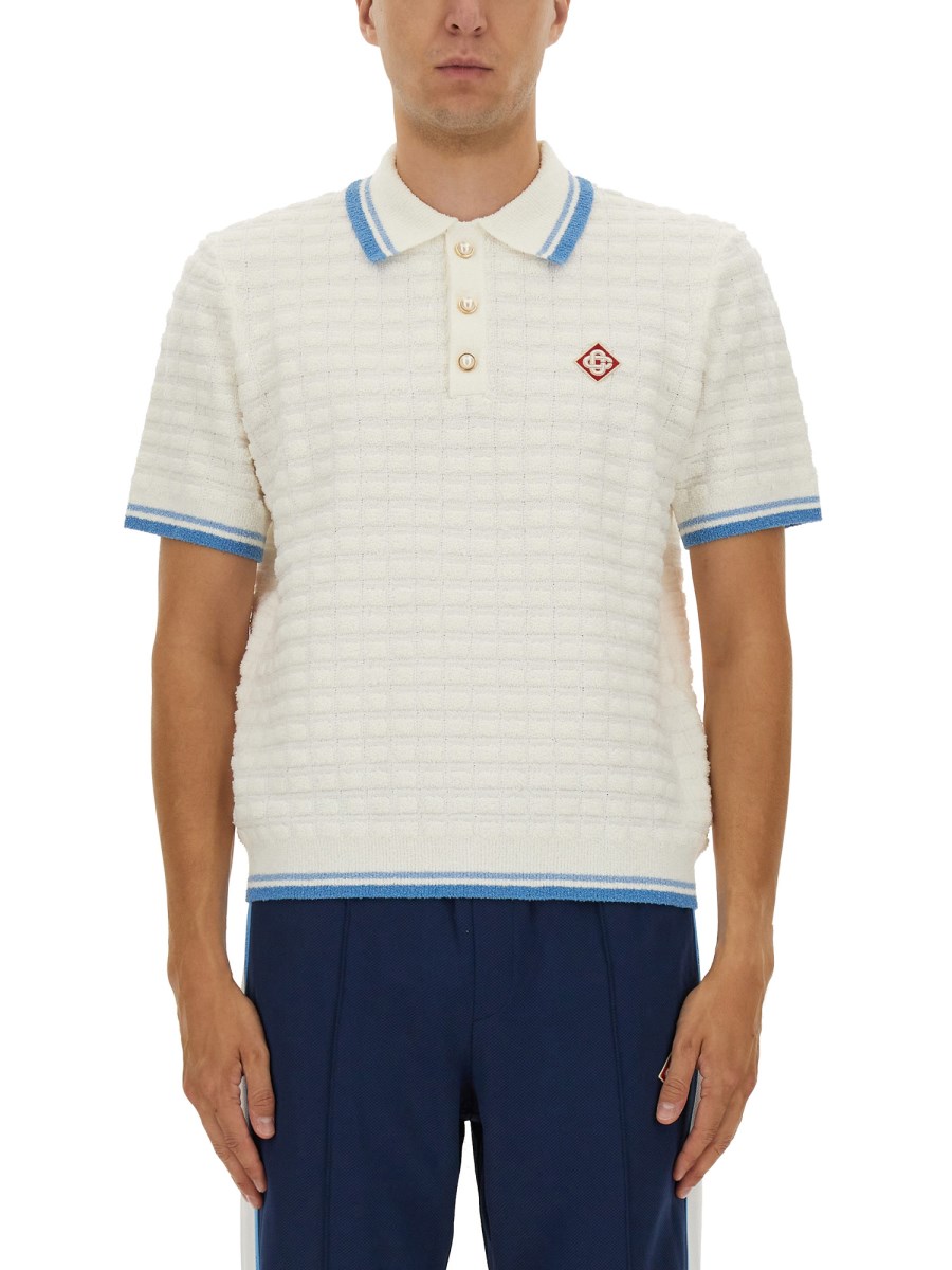 POLO IN COTONE BOUCLÉ