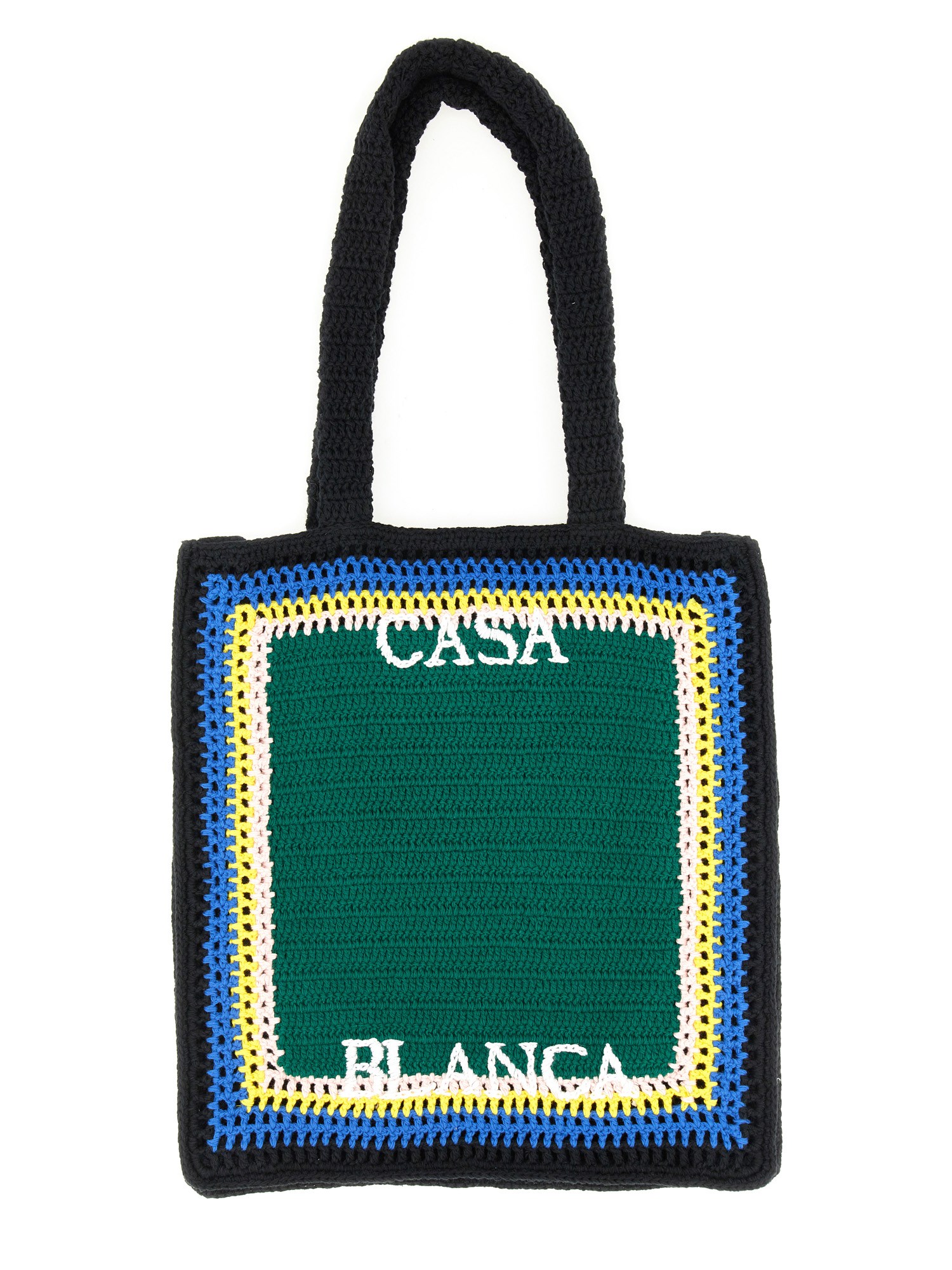 Casablanca Crochet Bag In Green