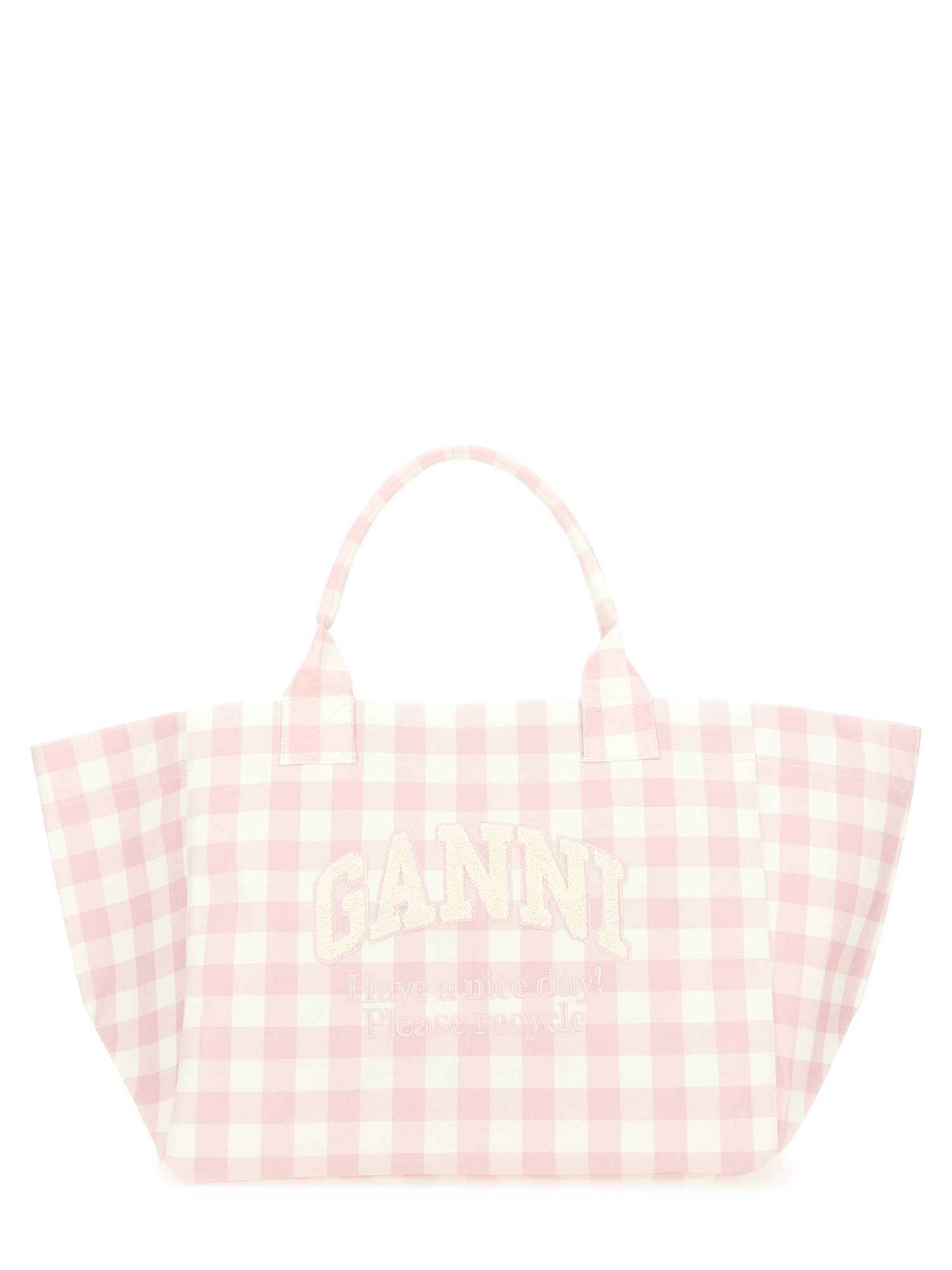 Ganni Multicolour Recycled Cotton Handbags