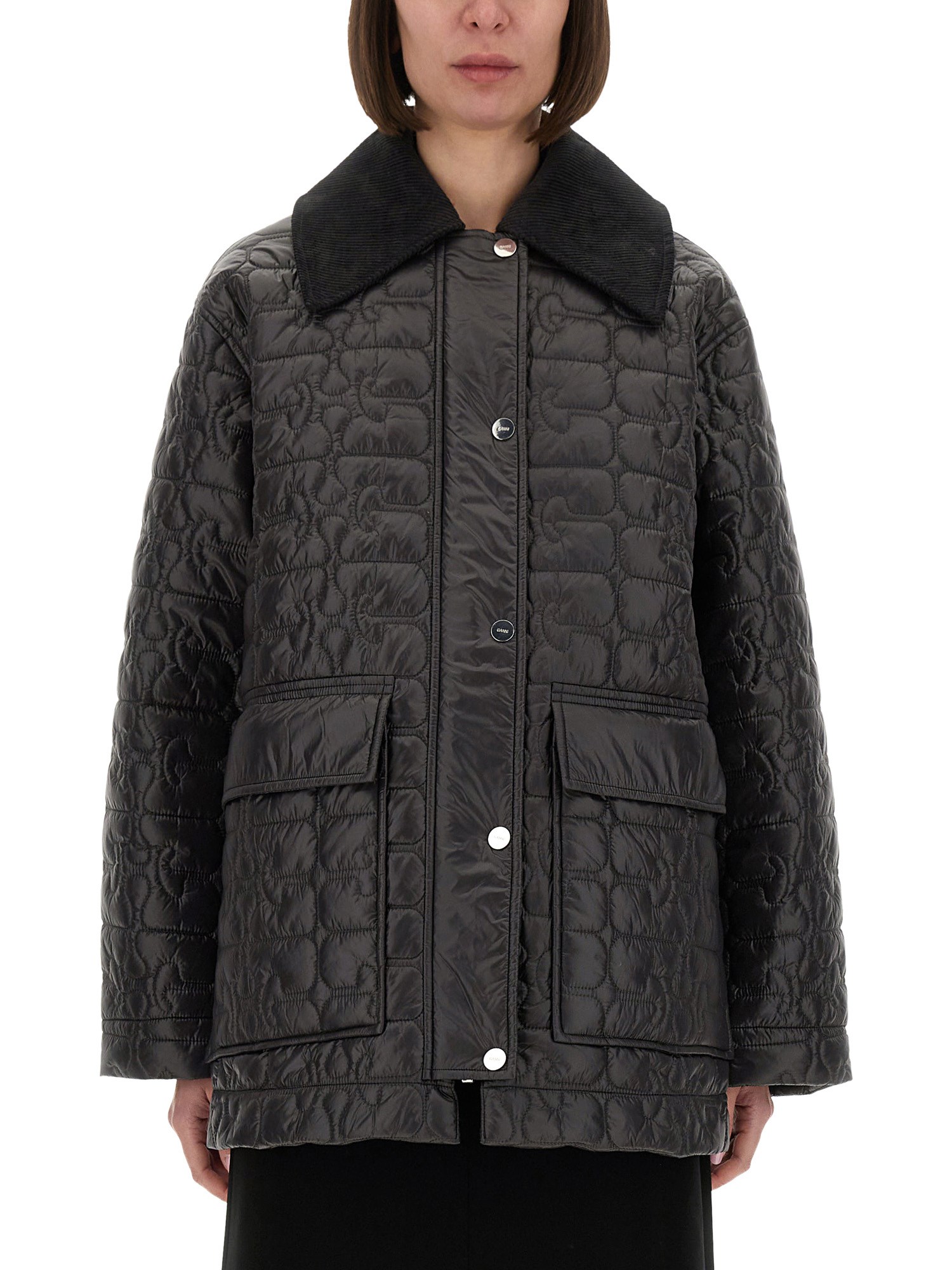 Ganni Glossy Finish Down Jacket