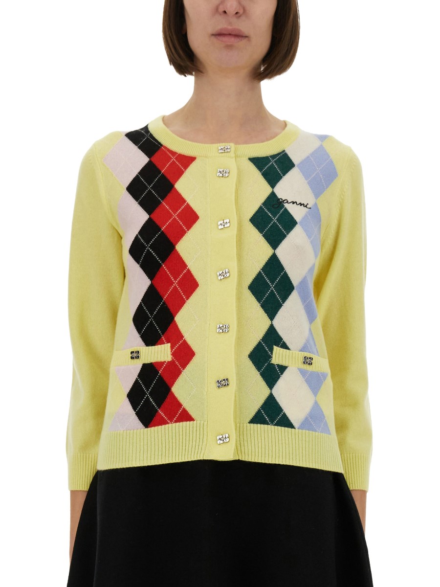 CARDIGAN IN CASHMERE JACQUARD