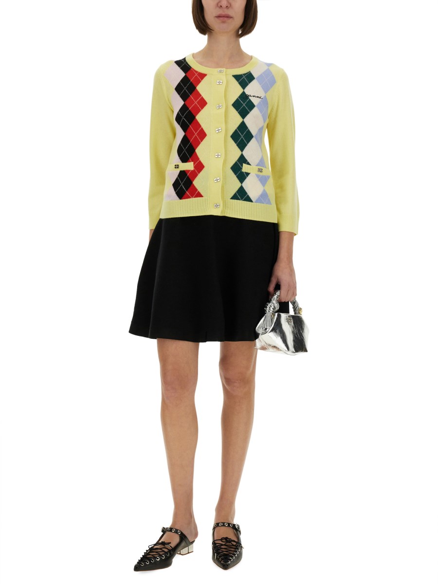 CARDIGAN IN CASHMERE JACQUARD