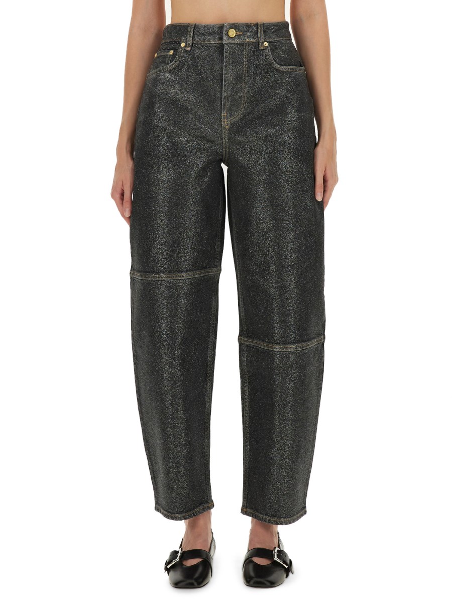 JEANS STARY IN LAMINA SCINTILLANTE