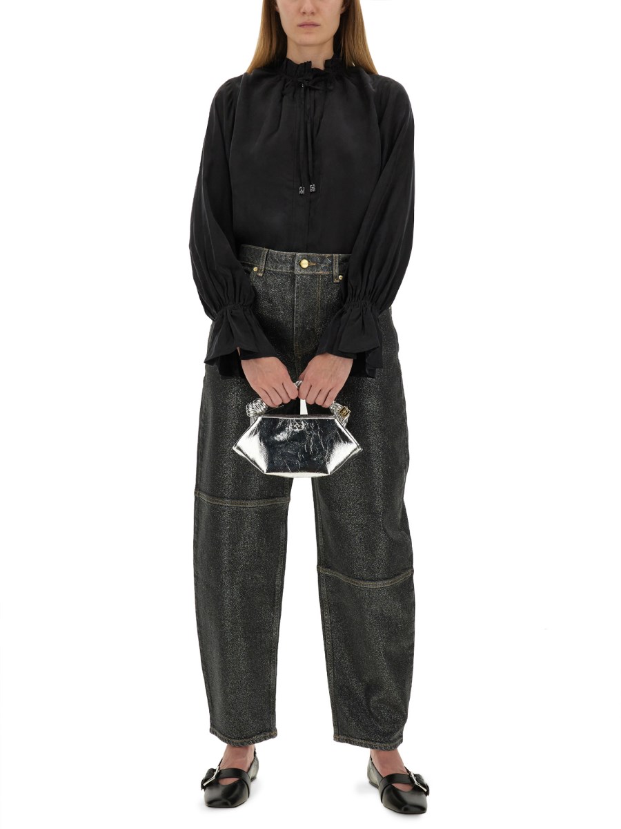 JEANS STARY IN LAMINA SCINTILLANTE