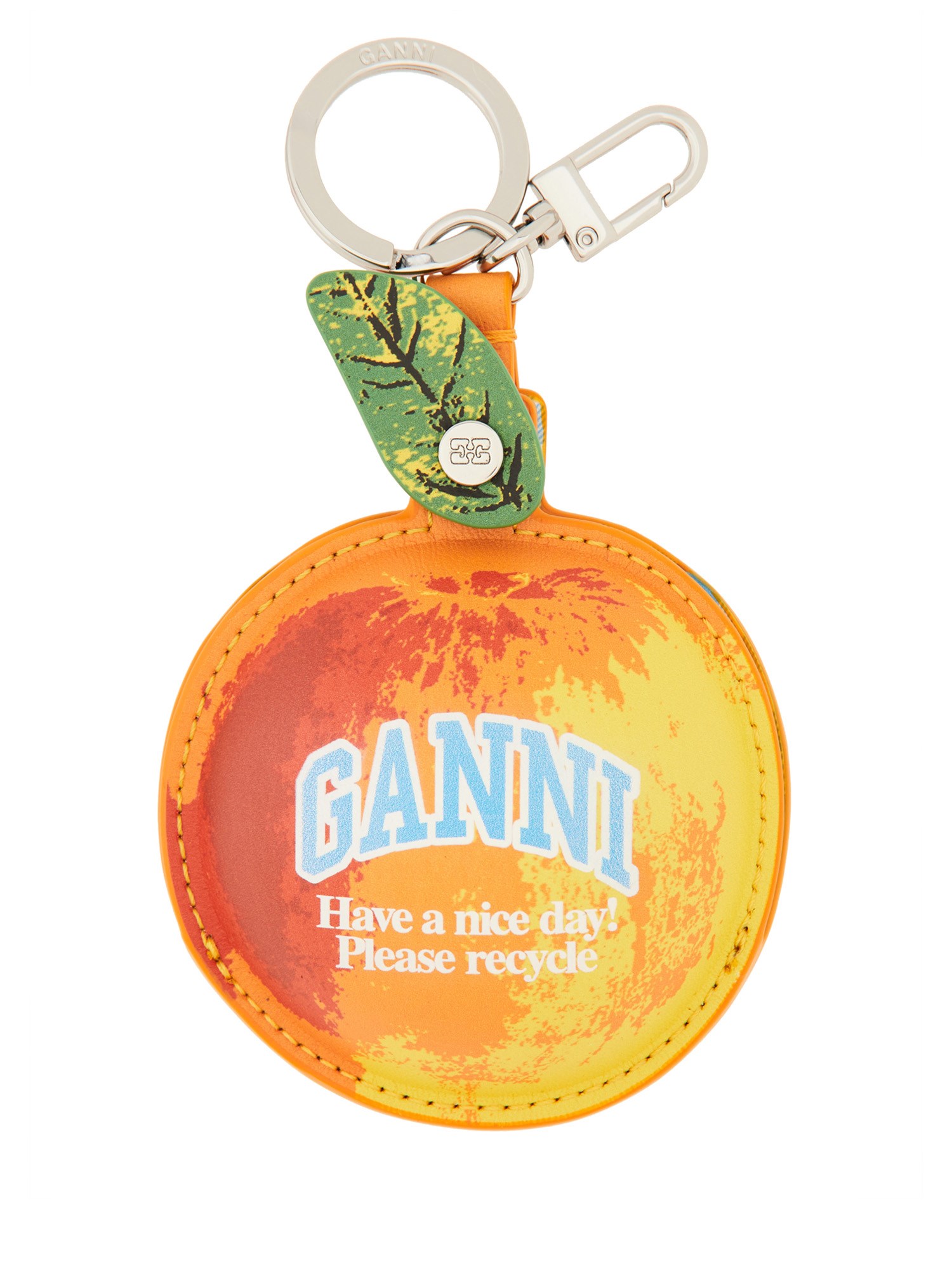 Ganni Keychain "apple" In Multi