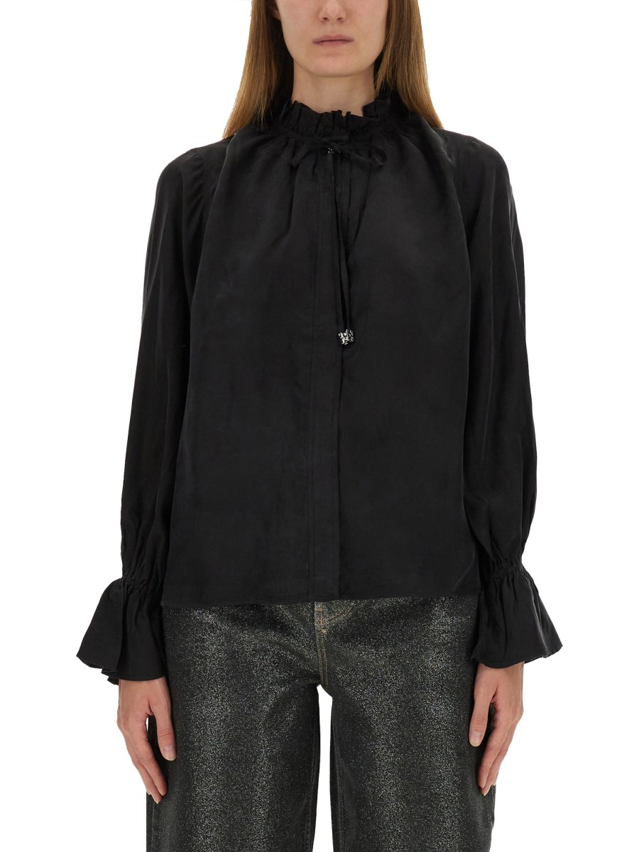 CAMICIA IN CUPRO FLUIDO