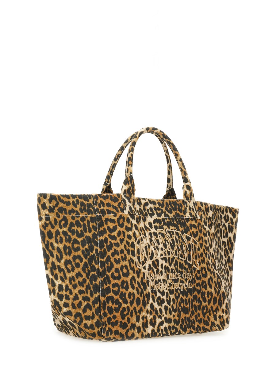 BORSA TOTE CON MOTIVO ANIMALIER