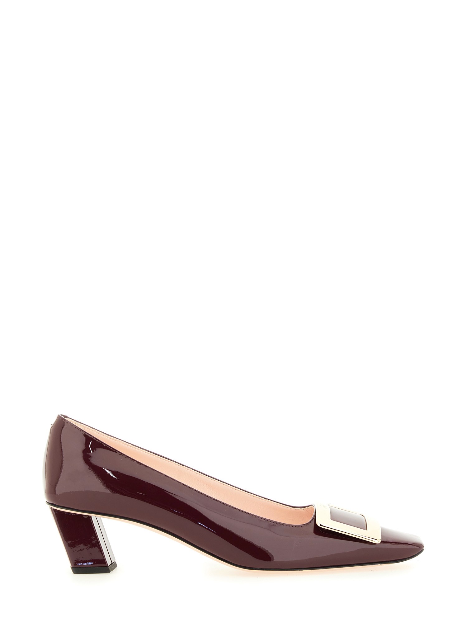 Roger Vivier "belle Vivier" Pumps In Burgundy