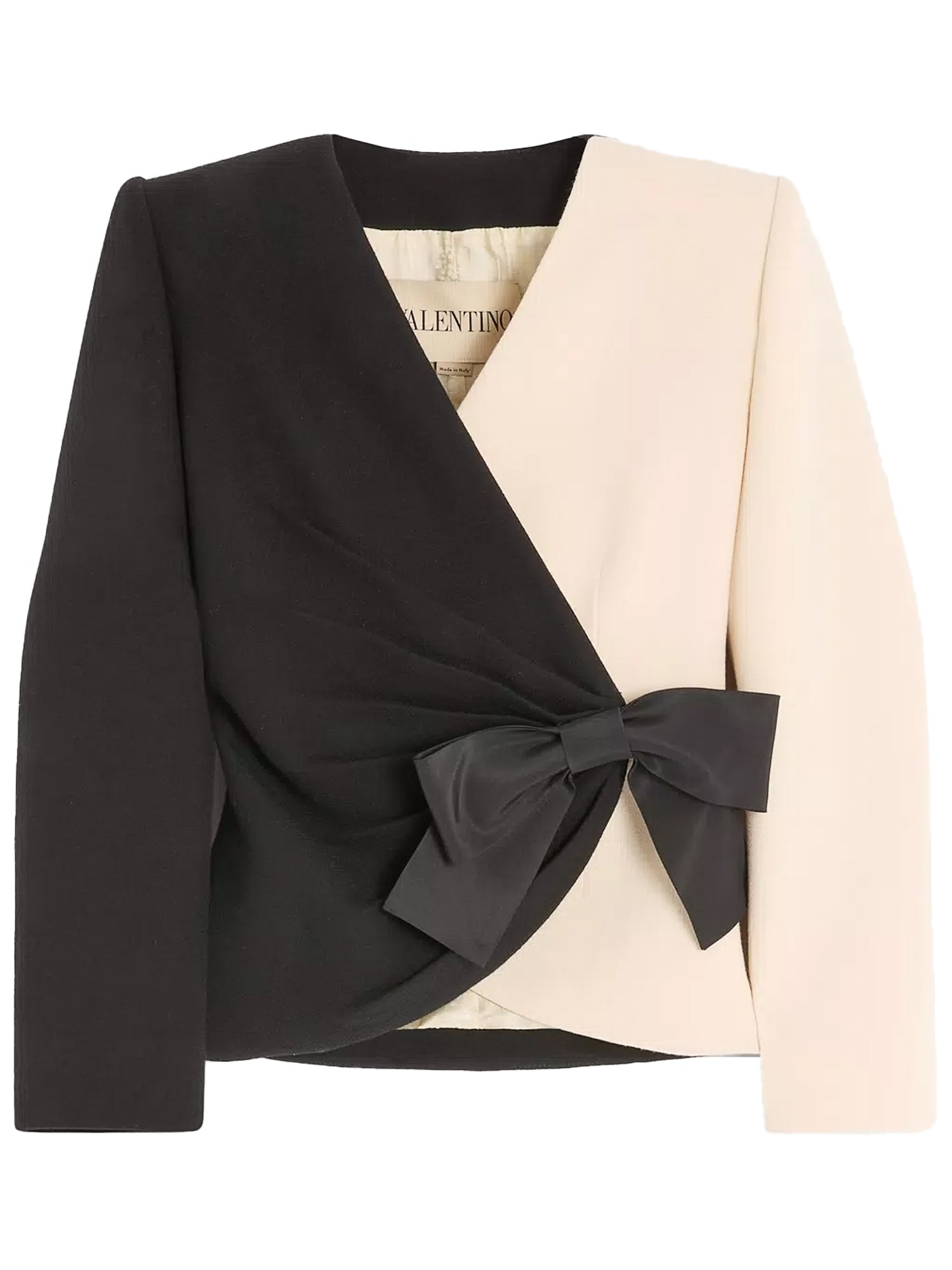Valentino Wool Jacket In Black