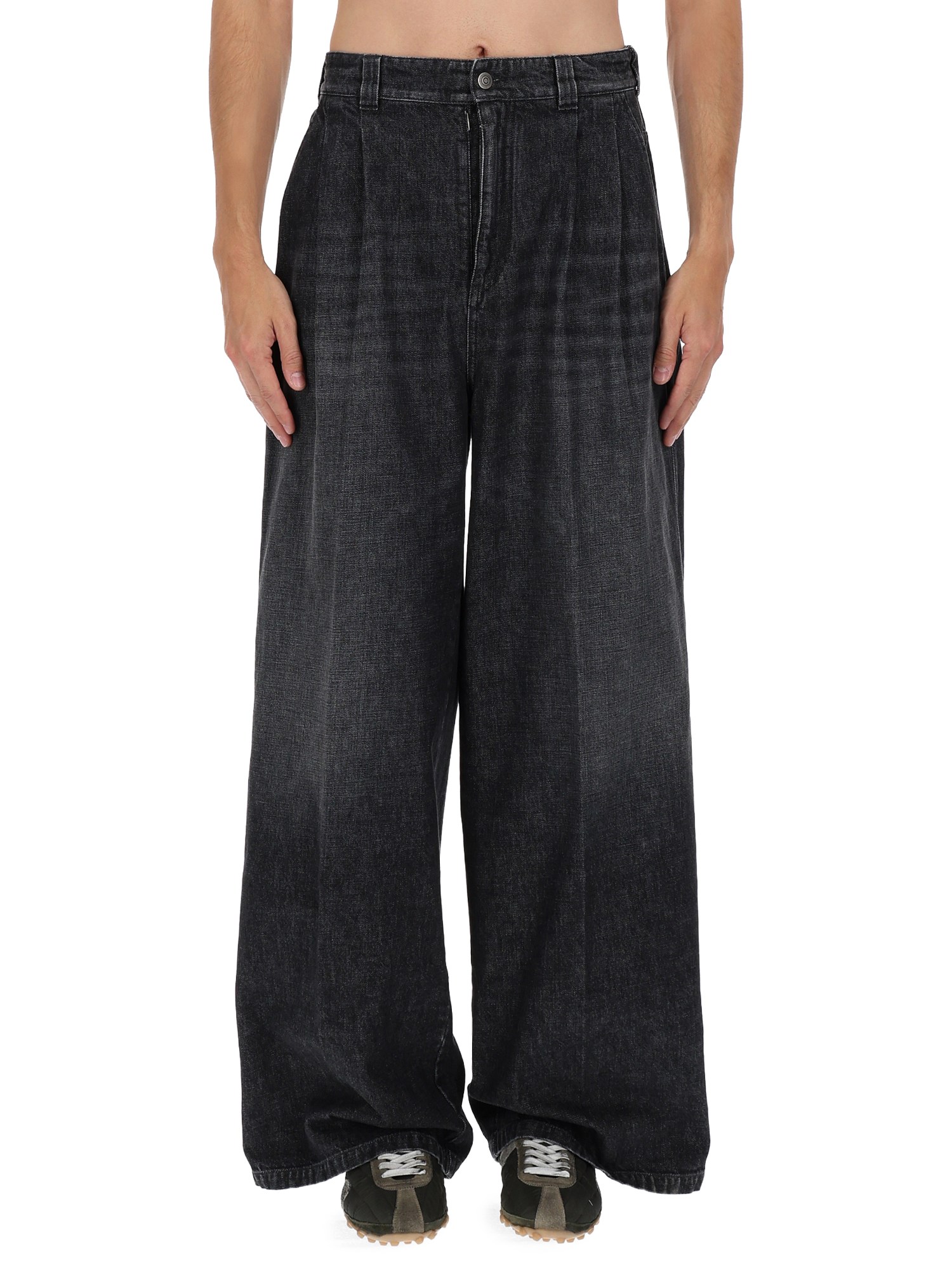 maison margiela jeans with logo