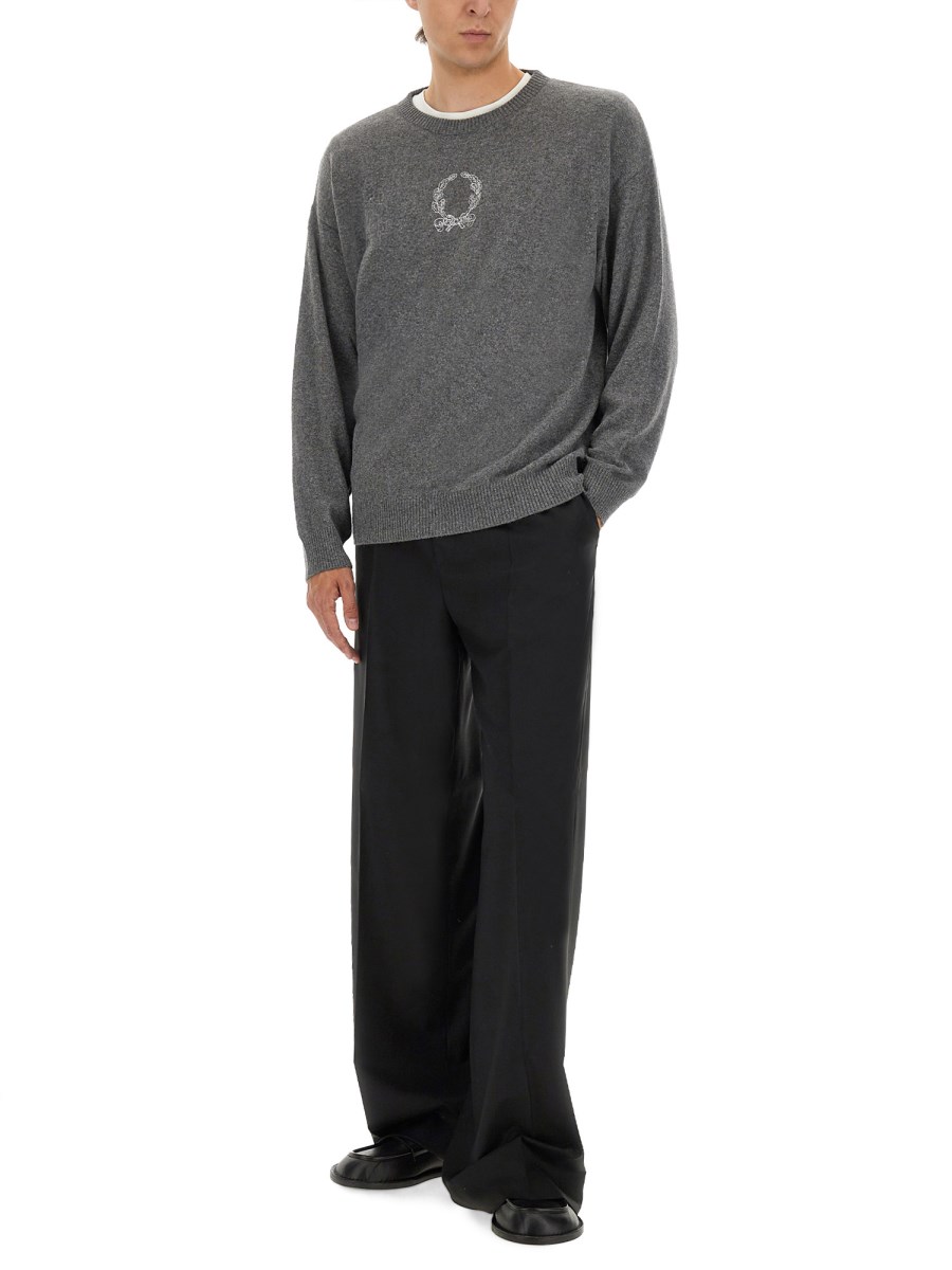 PANTALONE IN TELA DI LANA 