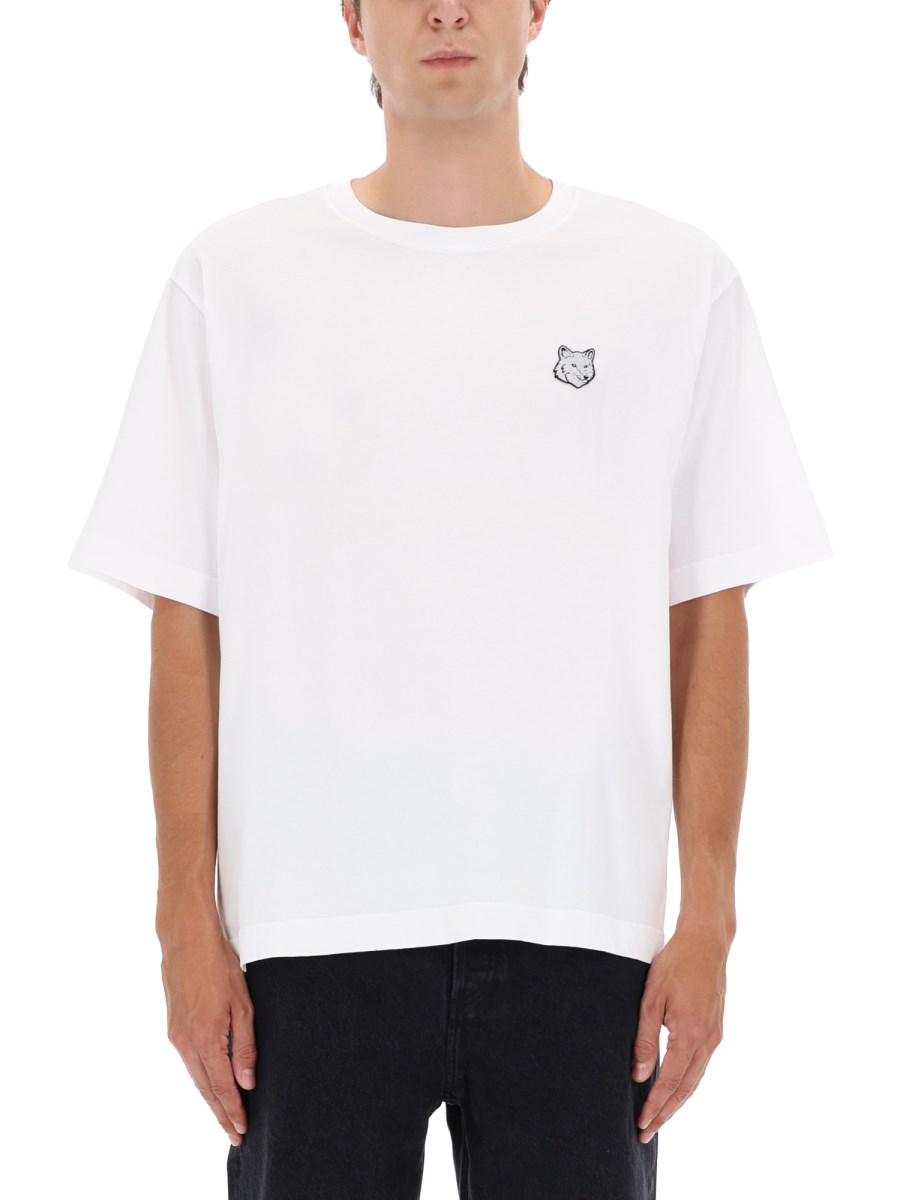 T-SHIRT CON PATCH VOLPE