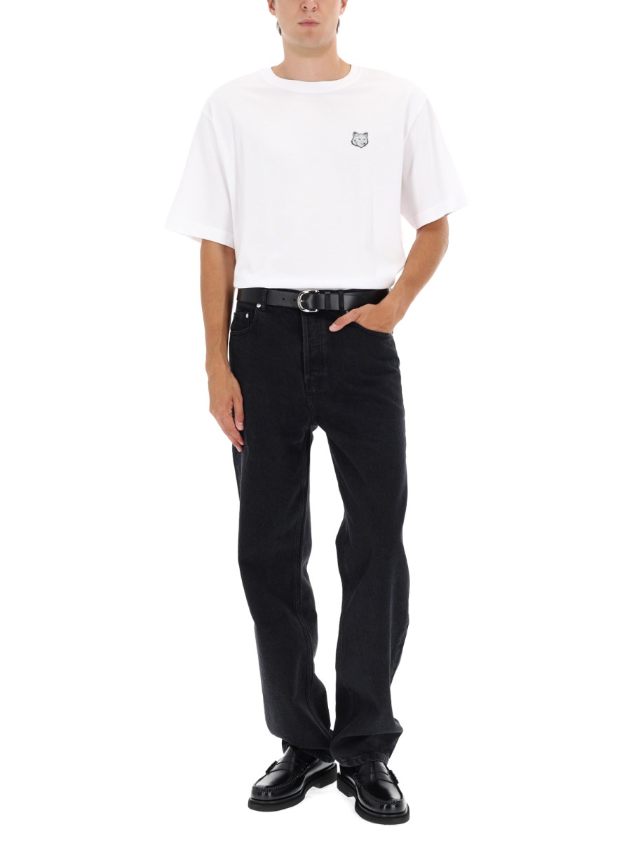 T-SHIRT CON PATCH VOLPE