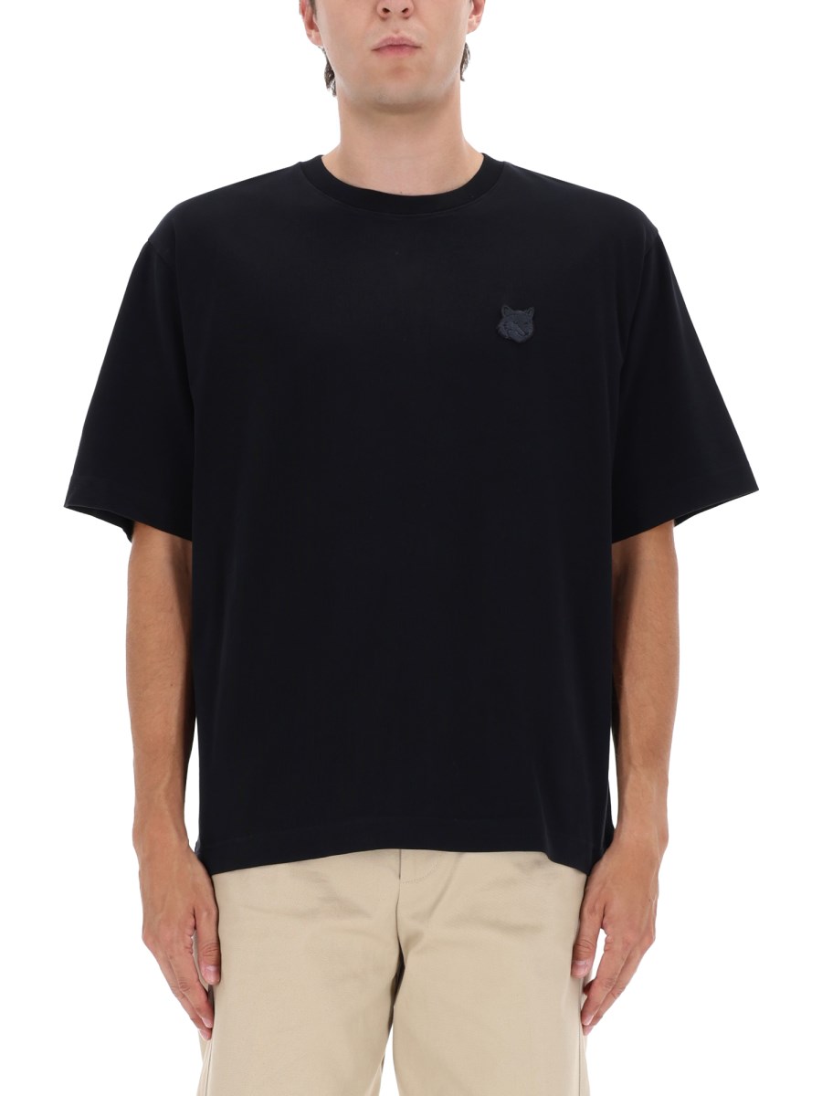 T-SHIRT CON PATCH VOLPE