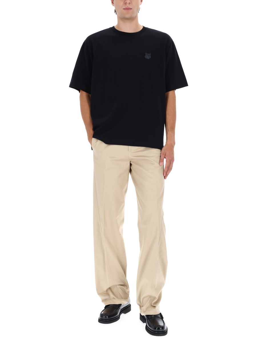 T-SHIRT CON PATCH VOLPE