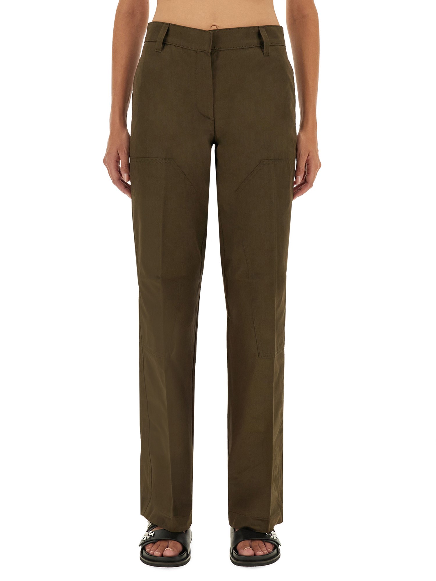 Tory Burch Cargo Pants In Green