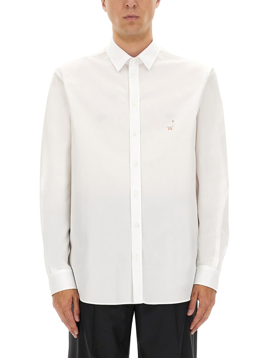 CAMICIA IN POPELINE DI COTONE 