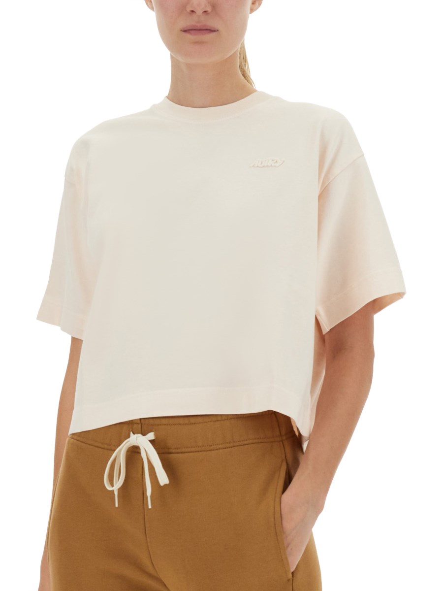 T-SHIRT CON LOGO IN TONO
