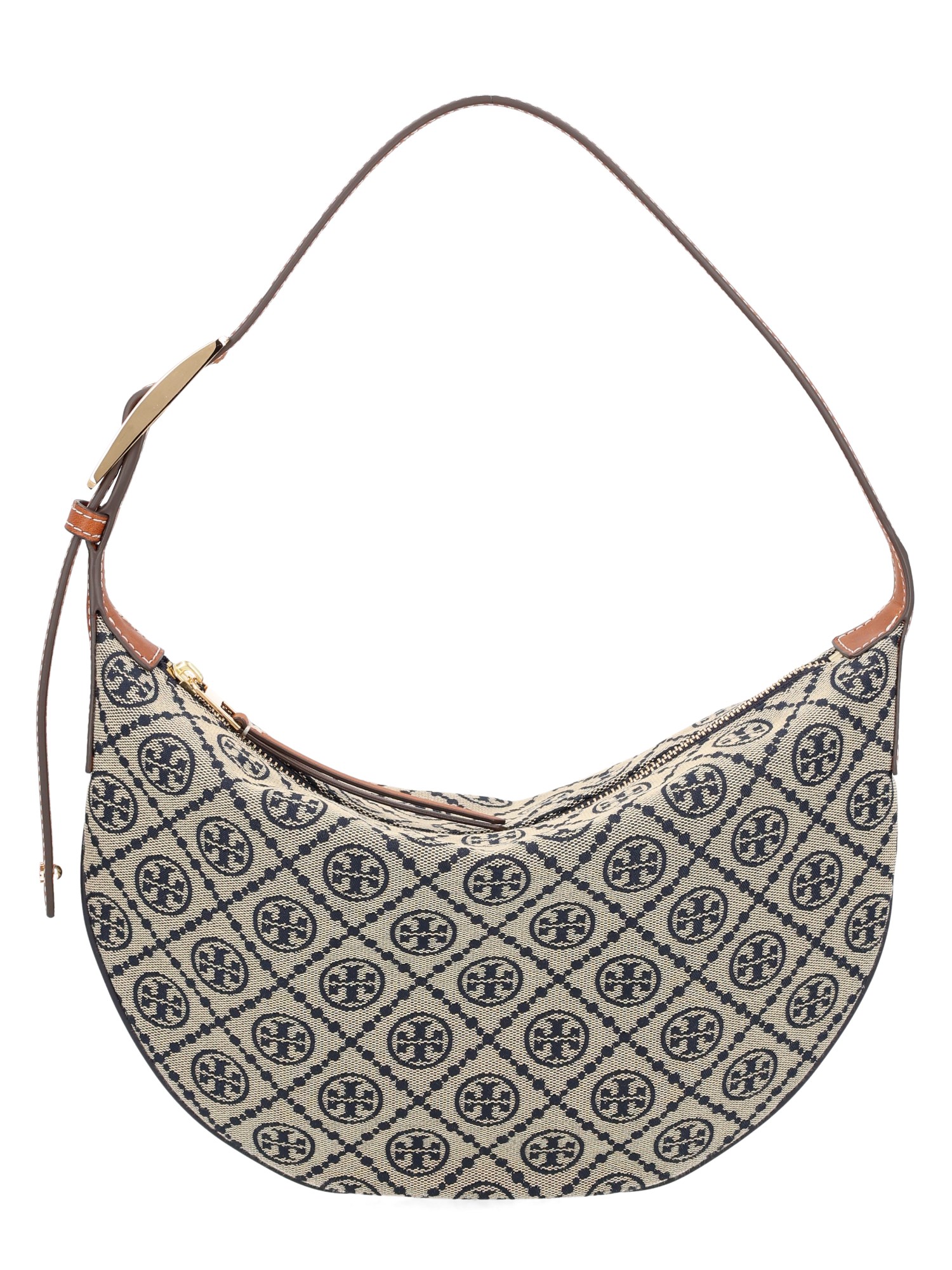 Tory Burch "balloon T Monogram" Bag In Blue