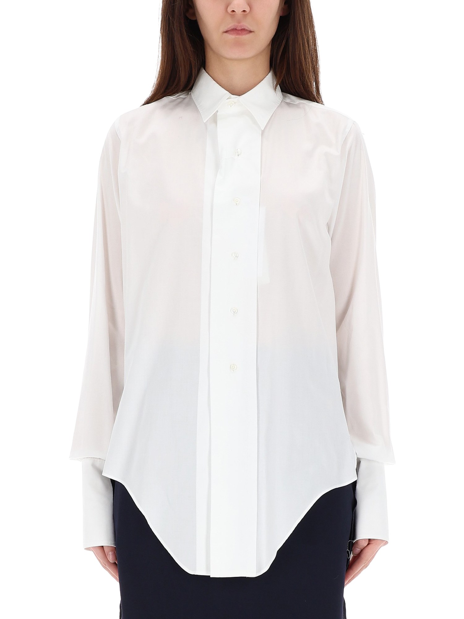 Maison Margiela Cotton Shirt In White