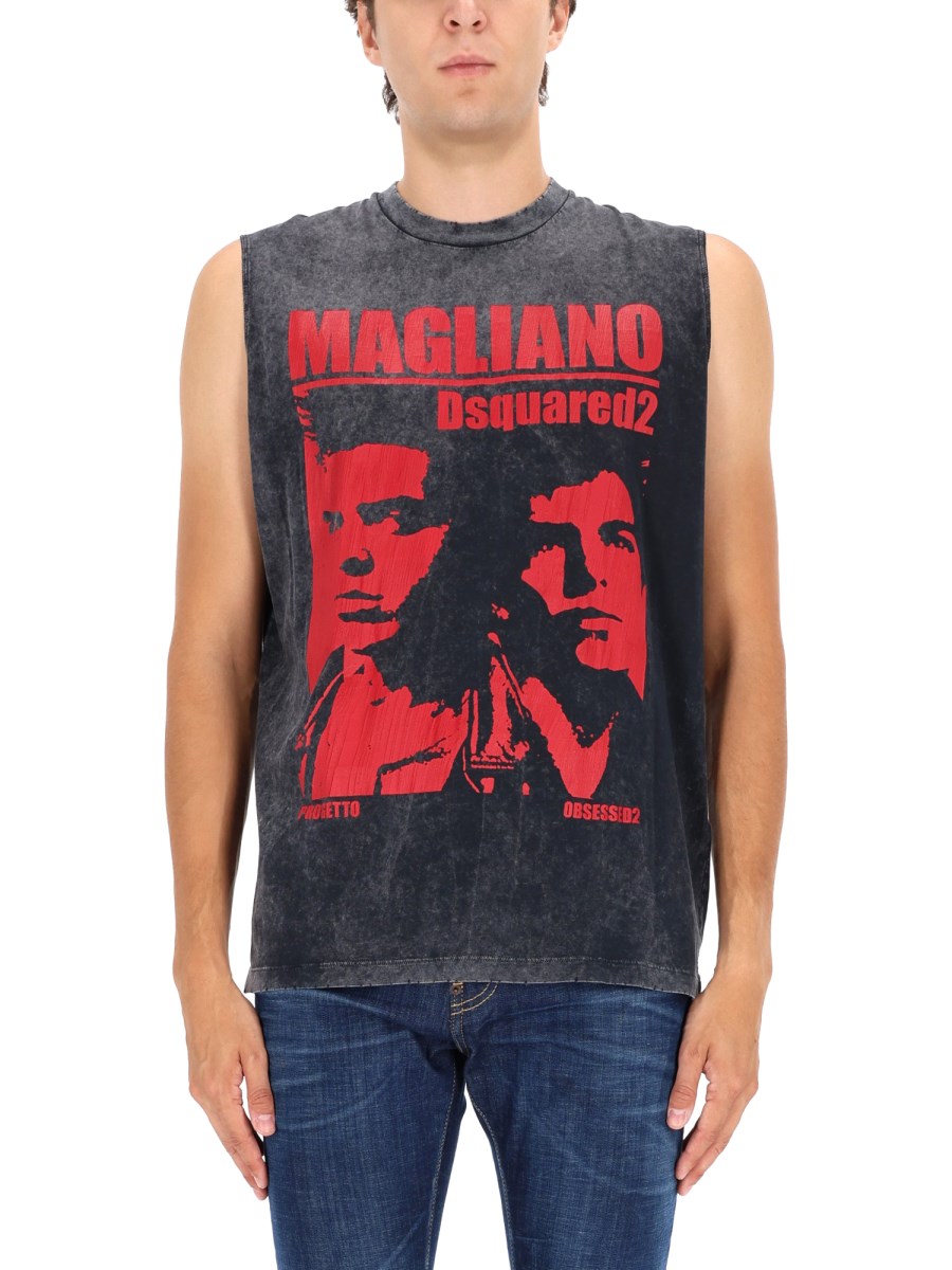T-SHIRT DSQUARED2 X MAGLIANO