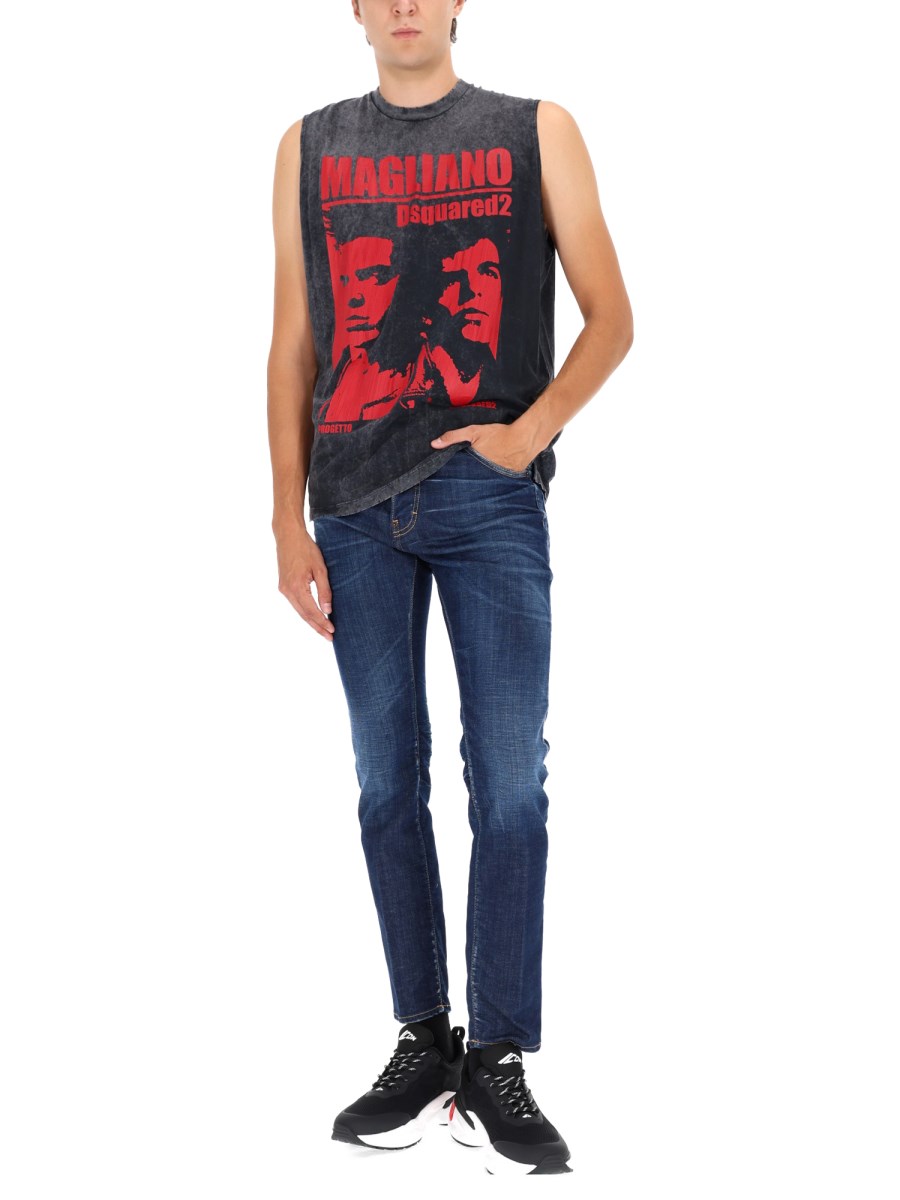 T-SHIRT DSQUARED2 X MAGLIANO