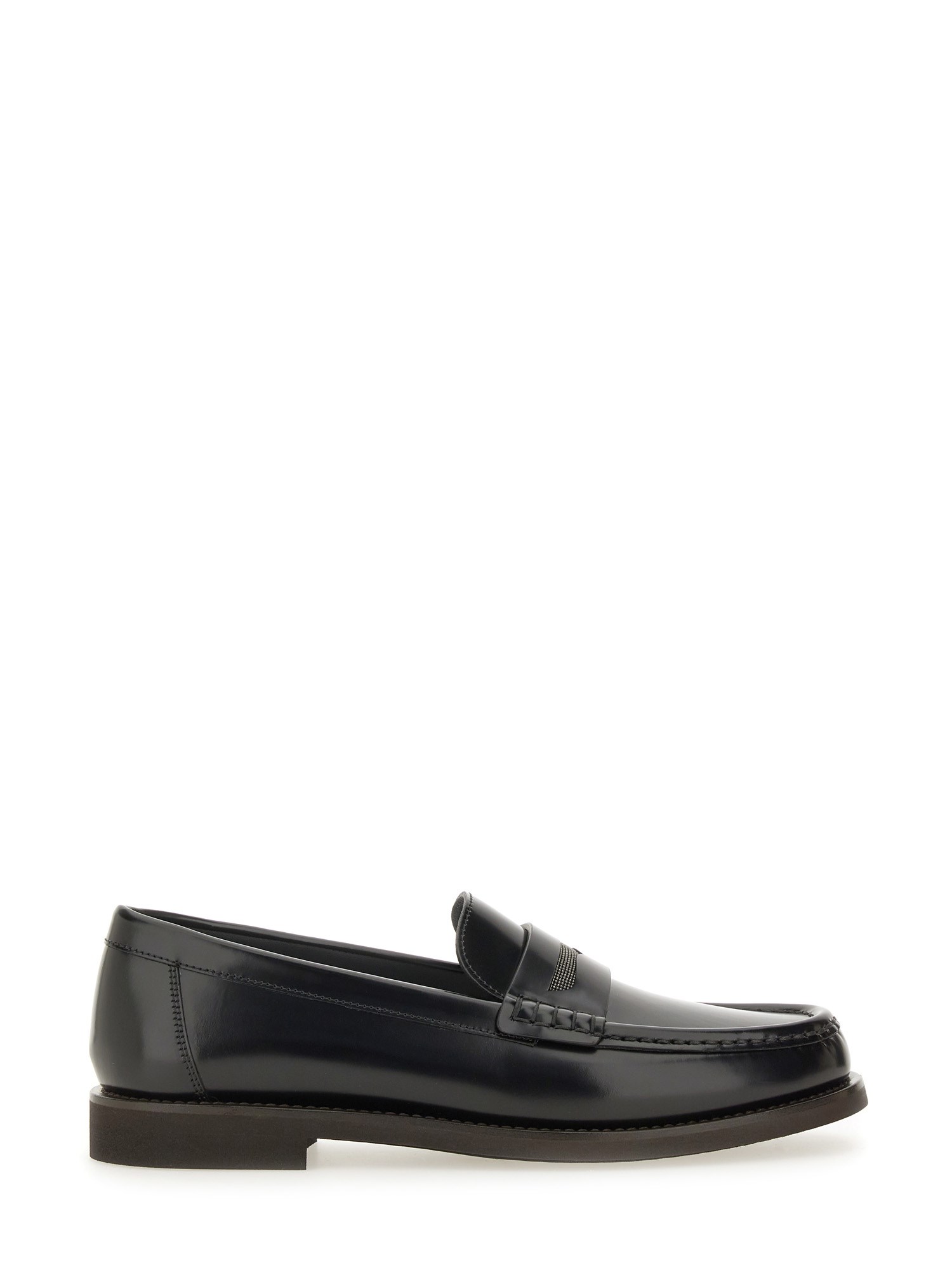 Brunello Cucinelli Smooth Leather Loafer