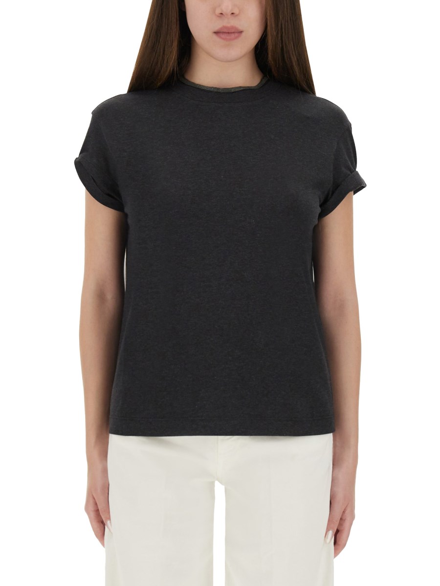 T-SHIRT IN JERSEY DI COTONE
