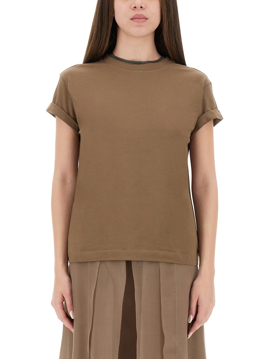 T-SHIRT IN JERSEY DI COTONE