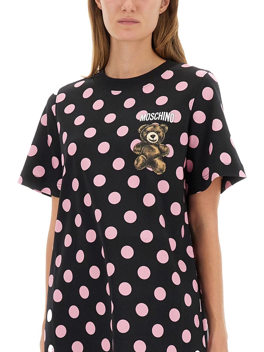 ABITO TEDDY POLKA DOTS