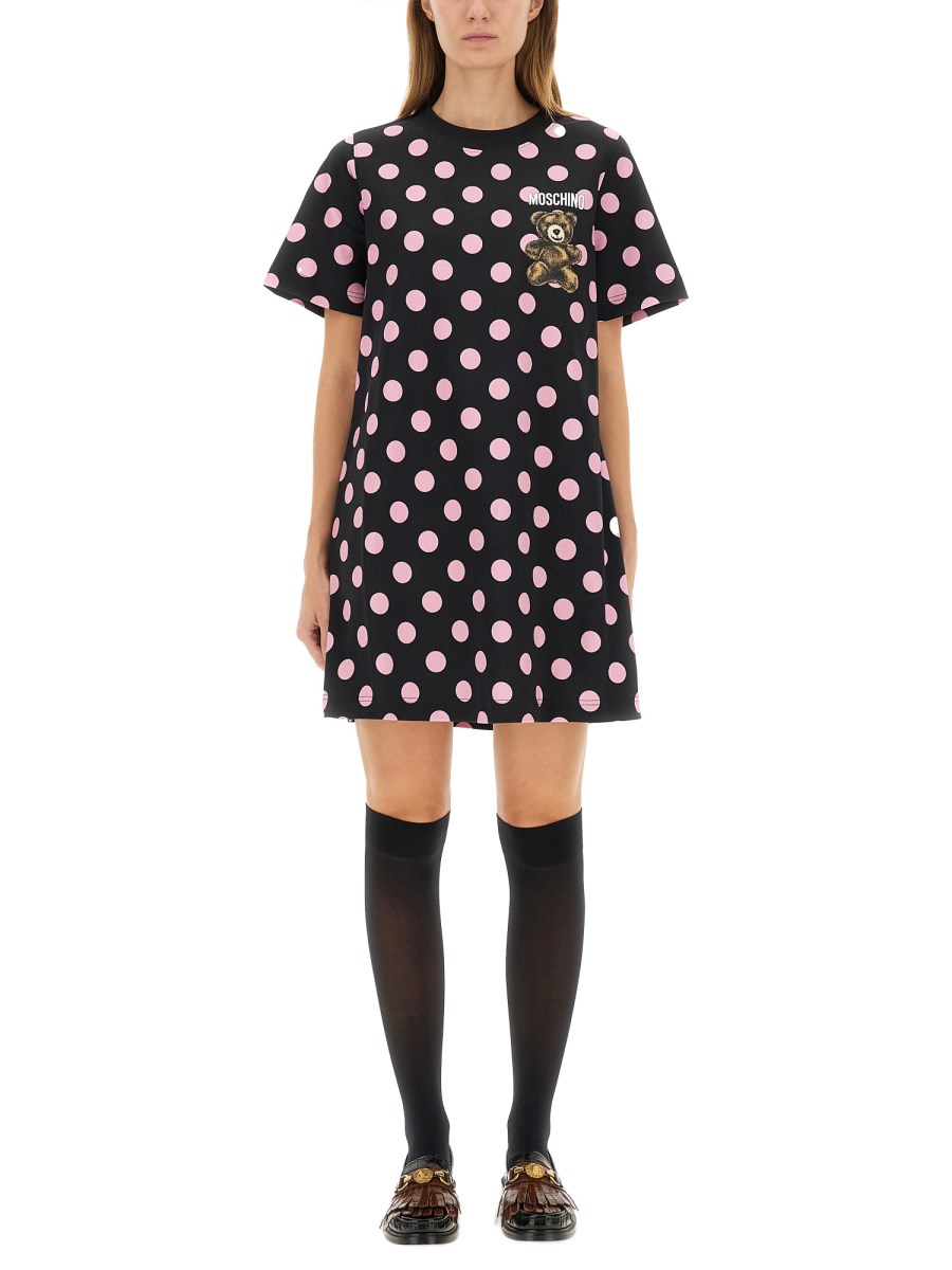 ABITO TEDDY POLKA DOTS