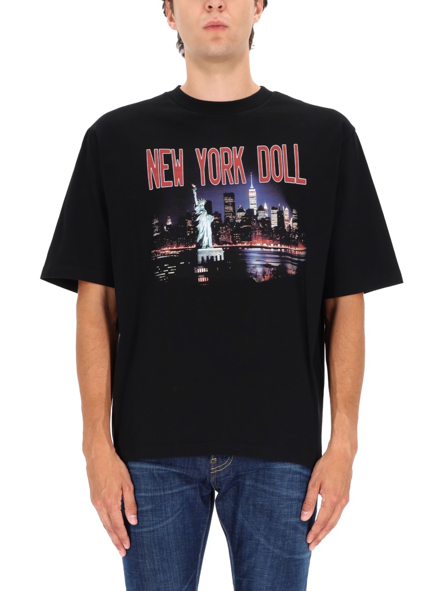 T-SHIRT CON STAMPA DSQUARED2 X VAQUERA