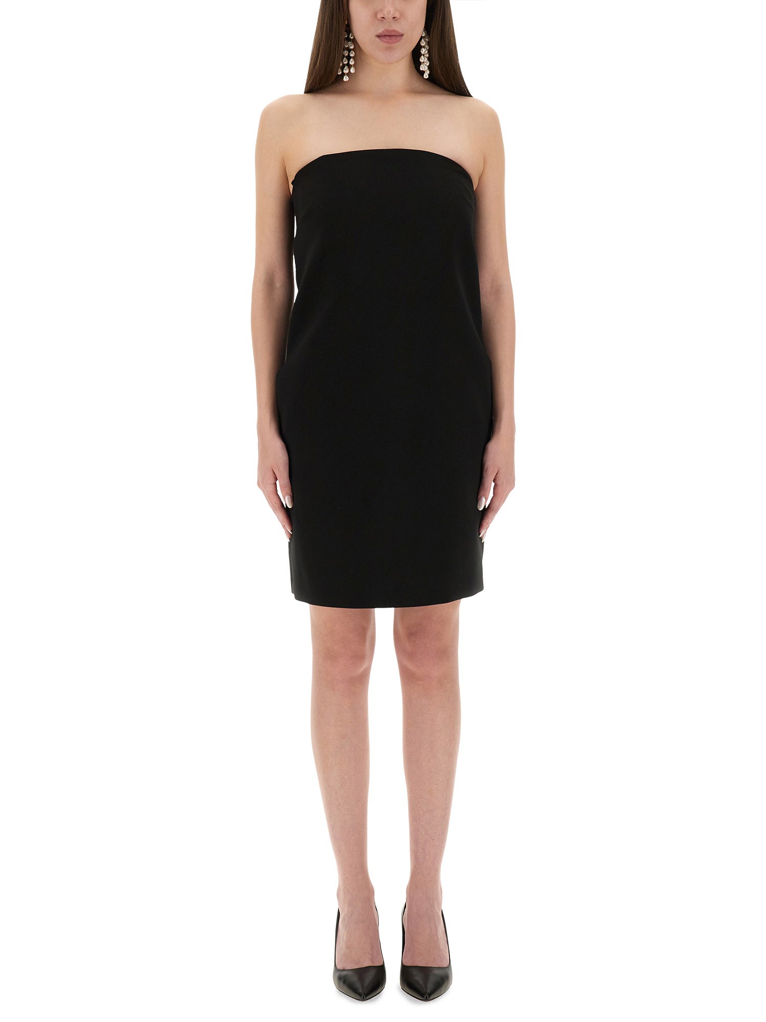 moschino bandage sheath dress