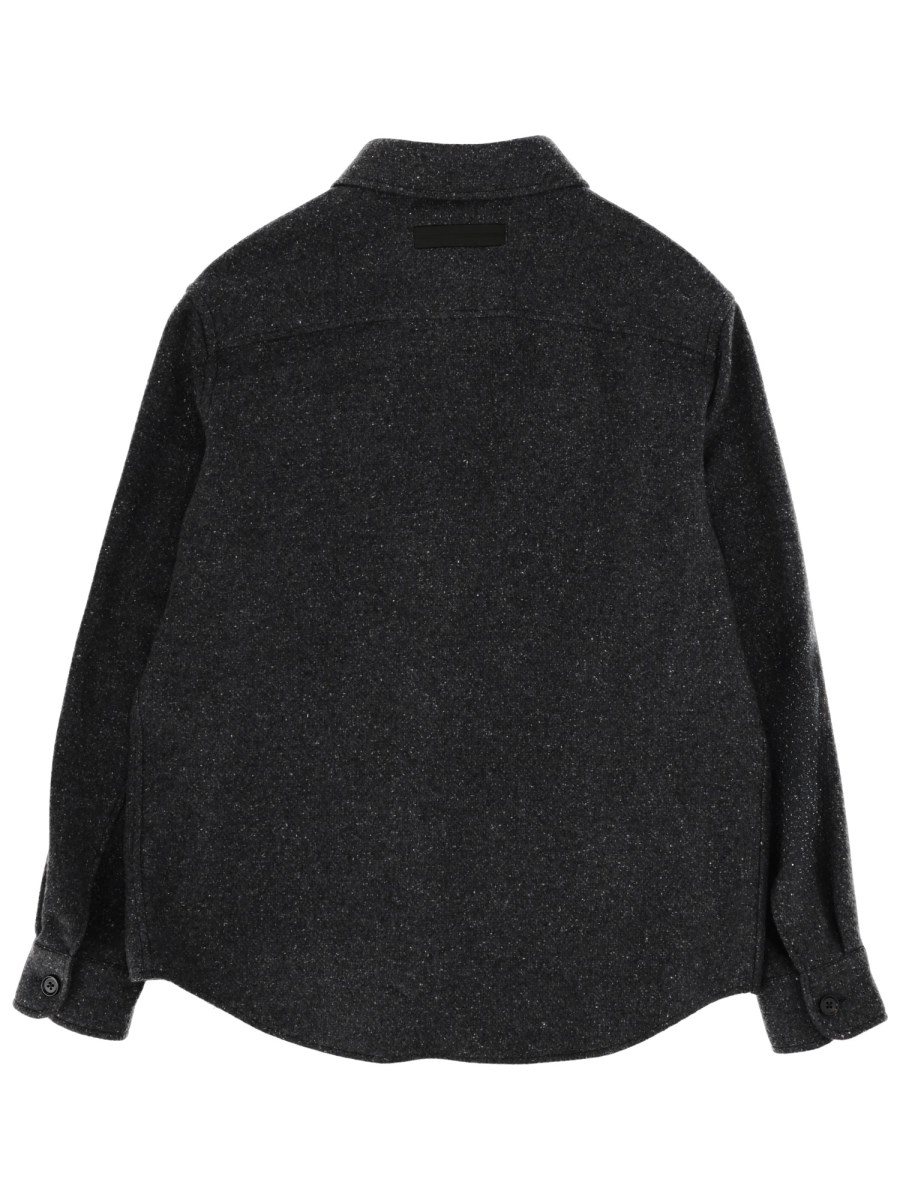 OVERSHIRT IN CASHMERE E SETA