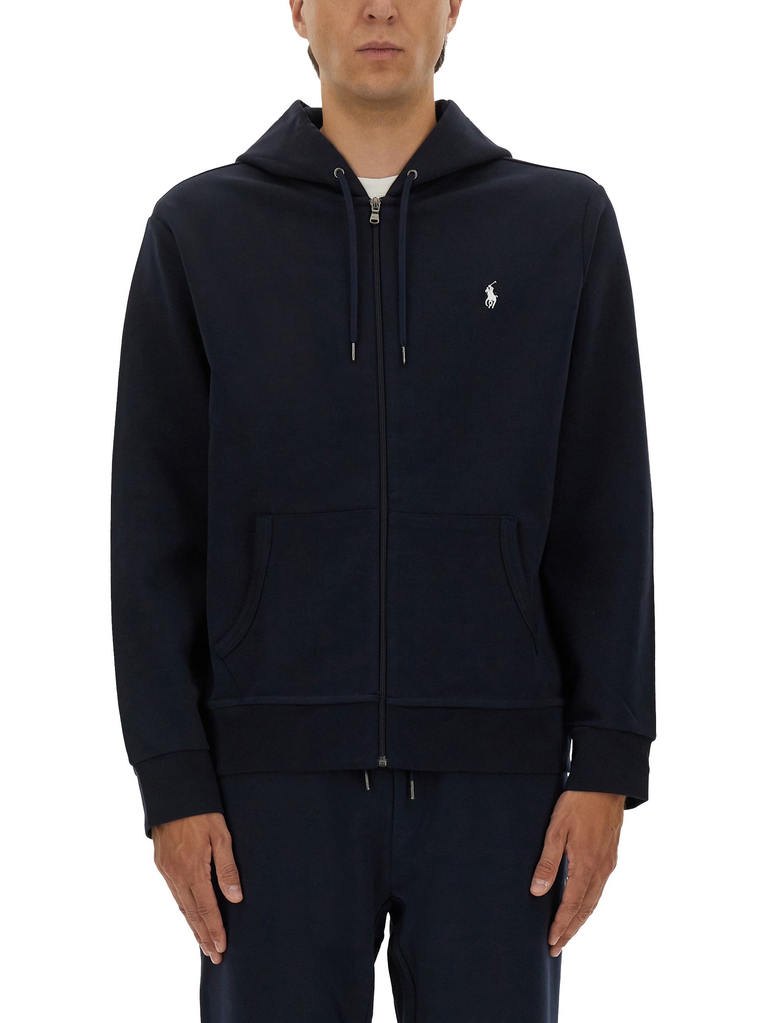 Polo Ralph Lauren Man Sweatshirt Midnight Blue Size Xxl Cotton, Polyester In Blue