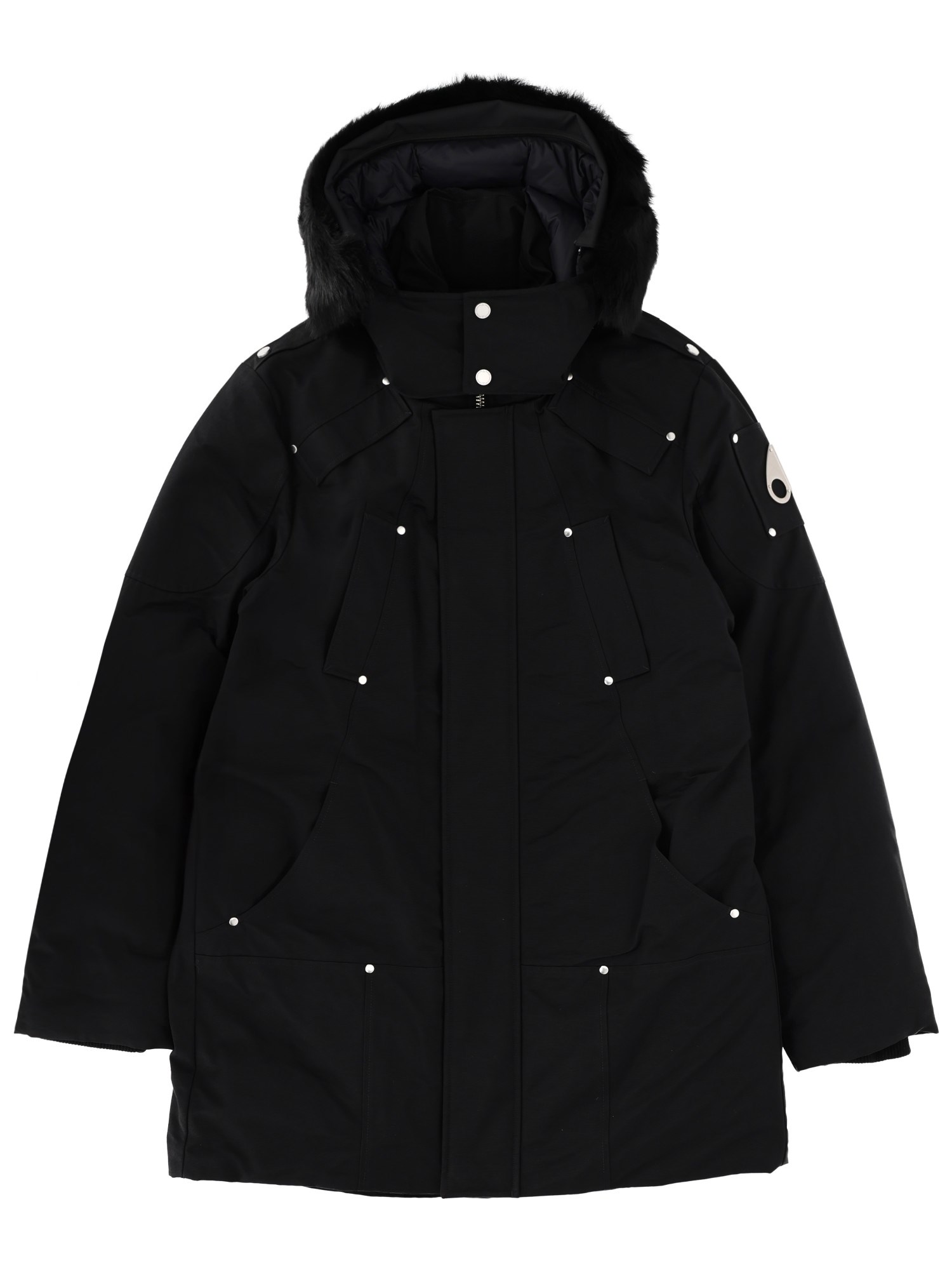 Moose Knuckles "original Shearling" Parka In Black