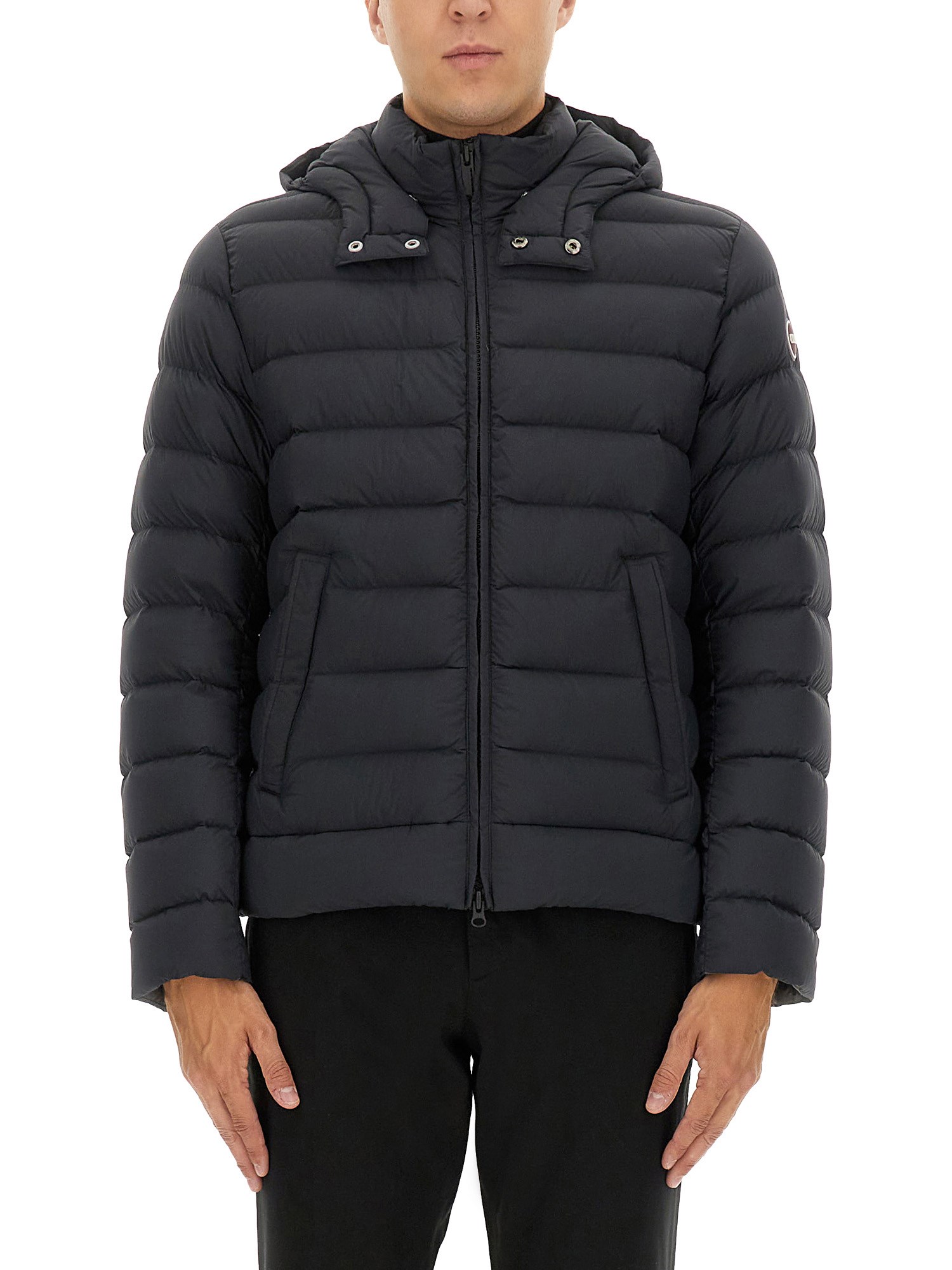 Colmar Originals Down Jacket With Detachable Hood In Black