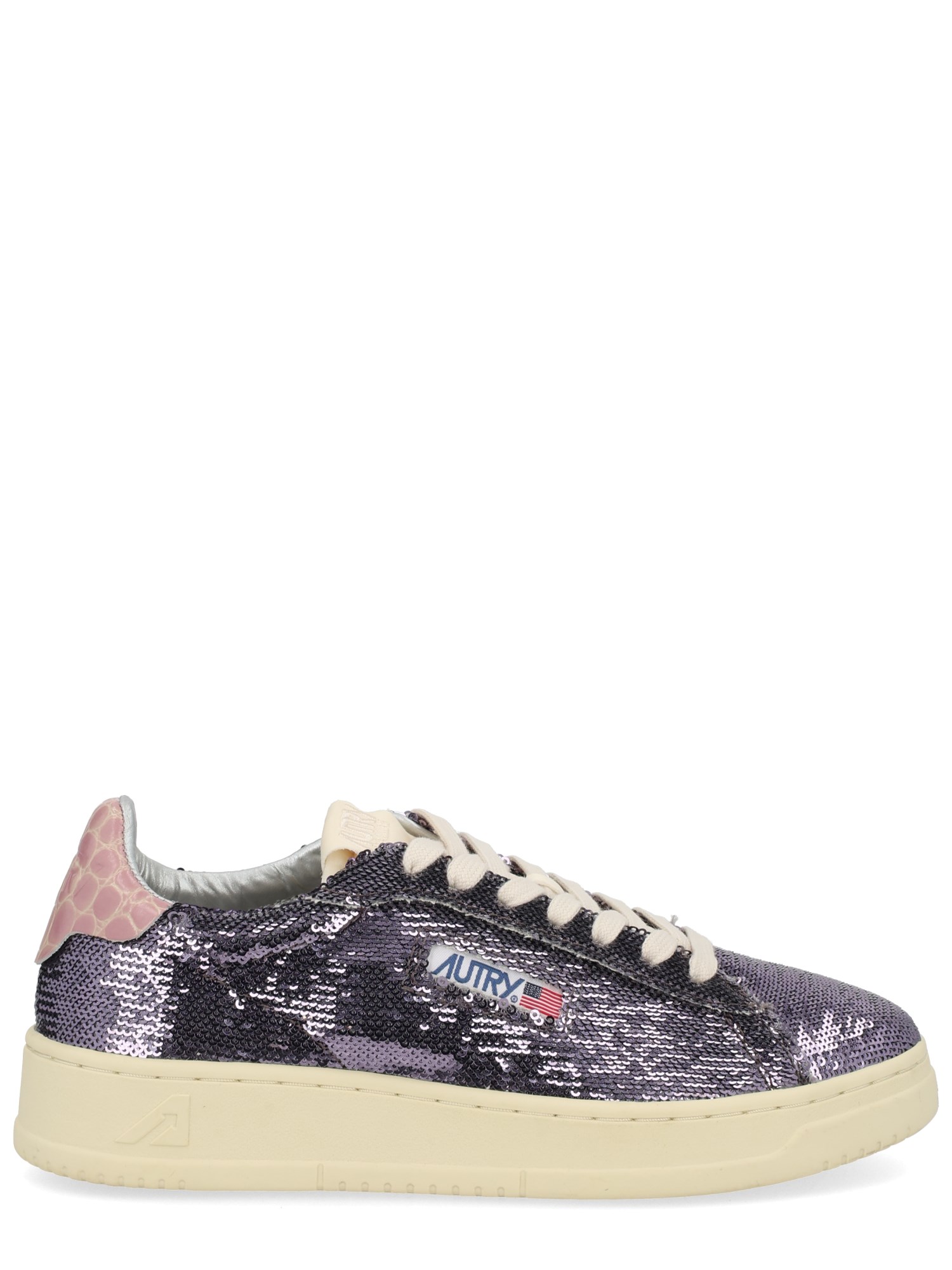 Autry "dallas Low Sparkling" Sneaker In Multi