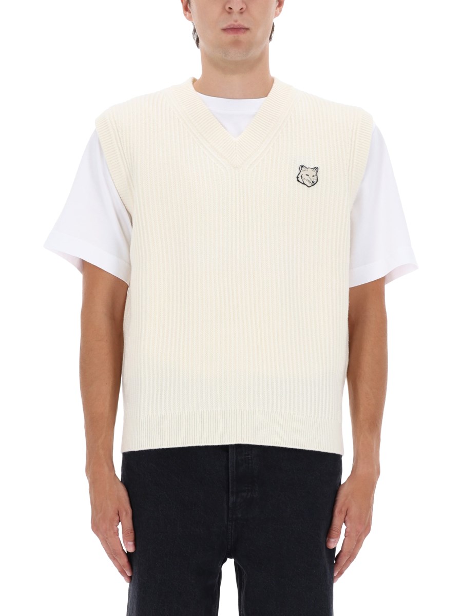 GILET A COSTINE CON PATCH VOLPE